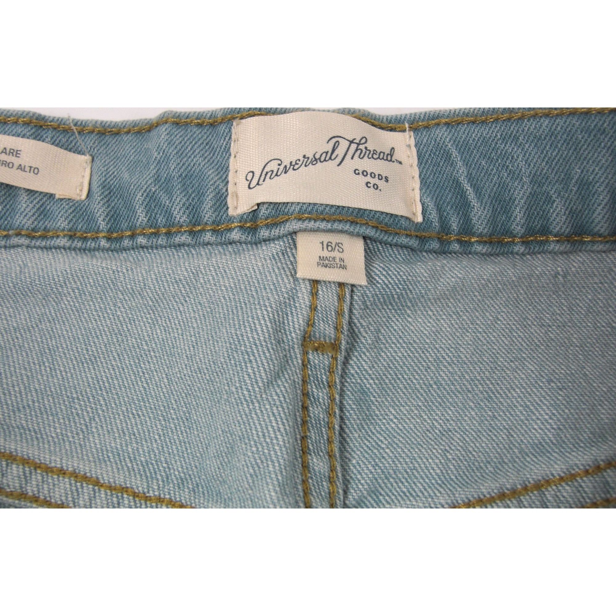 Other Denim Blue Jeans Women's Flare Fitted Size 16 Inseam 30" Bel Size 38" / US 16 / IT 52 - 2 Thumbnail