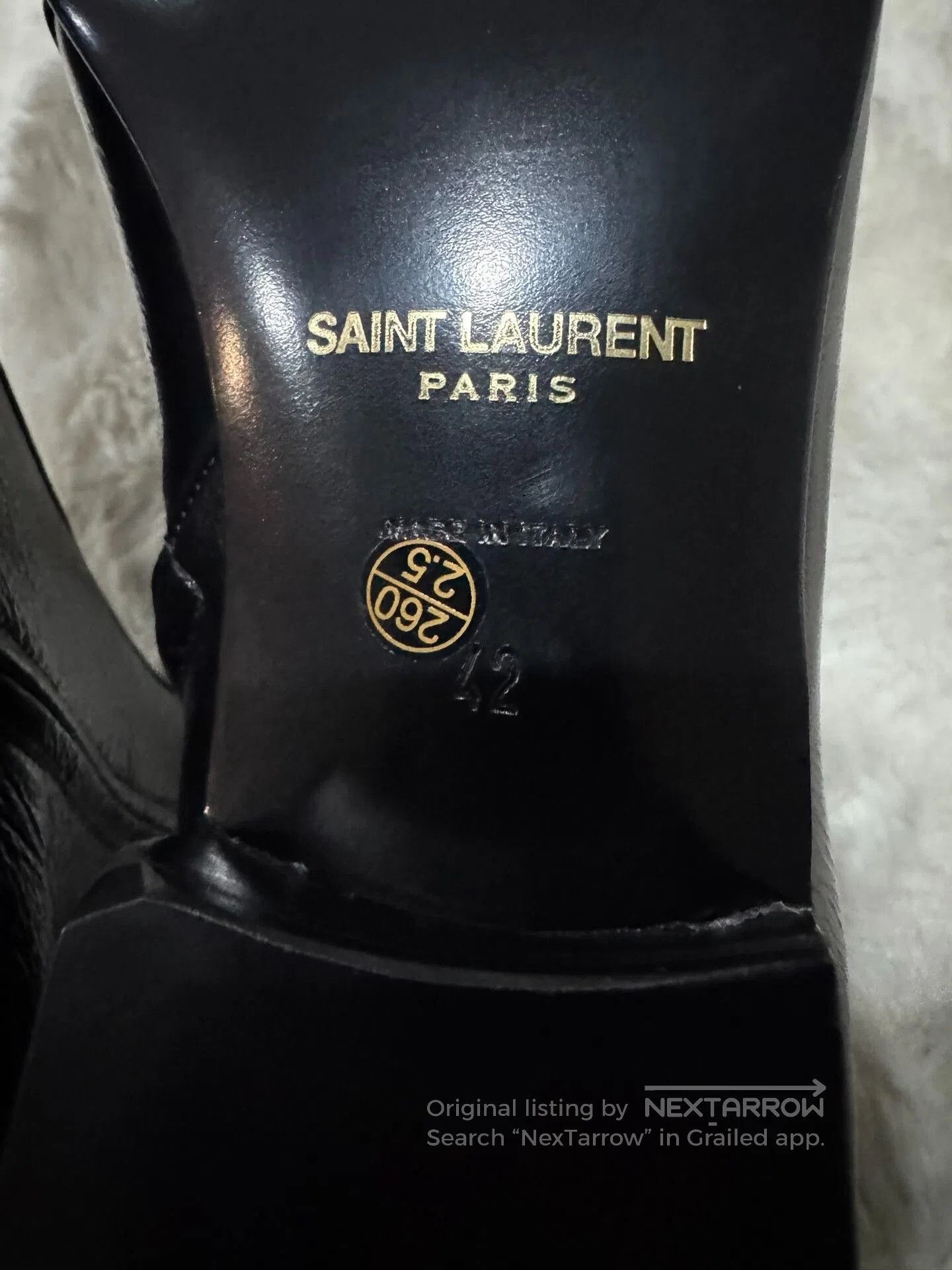 Saint Laurent Paris Saint Laurent RAINER Wrinkled Show Boots. Size US 9 / EU 42 - 6 Thumbnail