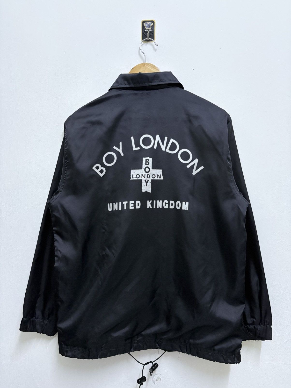 Boy London Vintage 90's Boy London United Kingdom Rebel Coach Jacket Size US M / EU 48-50 / 2 - 2 Thumbnail