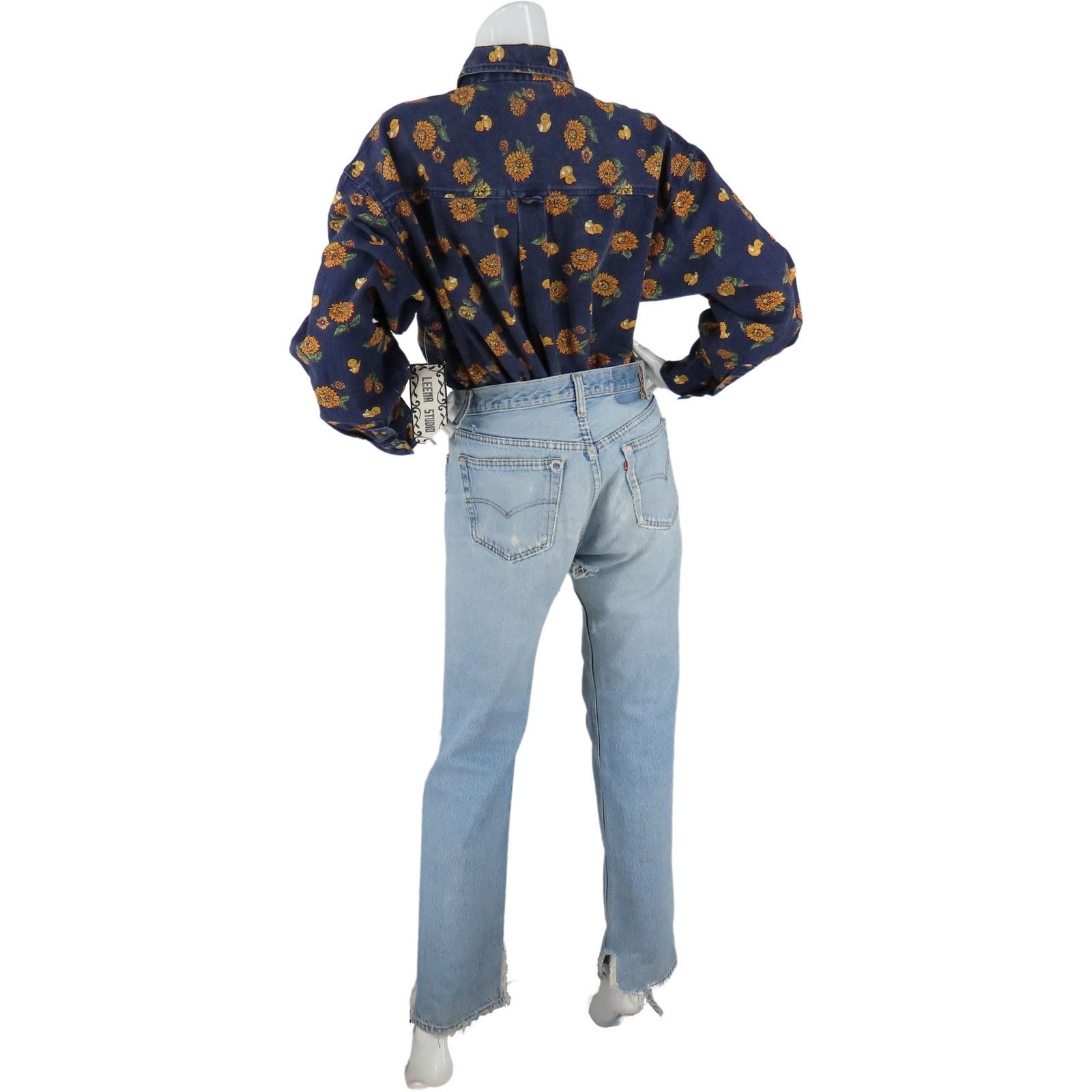 Levi's 80s Vintage Levi's 501 Distressed Light Wash Denim Jeans Size US 31 - 2 Thumbnail