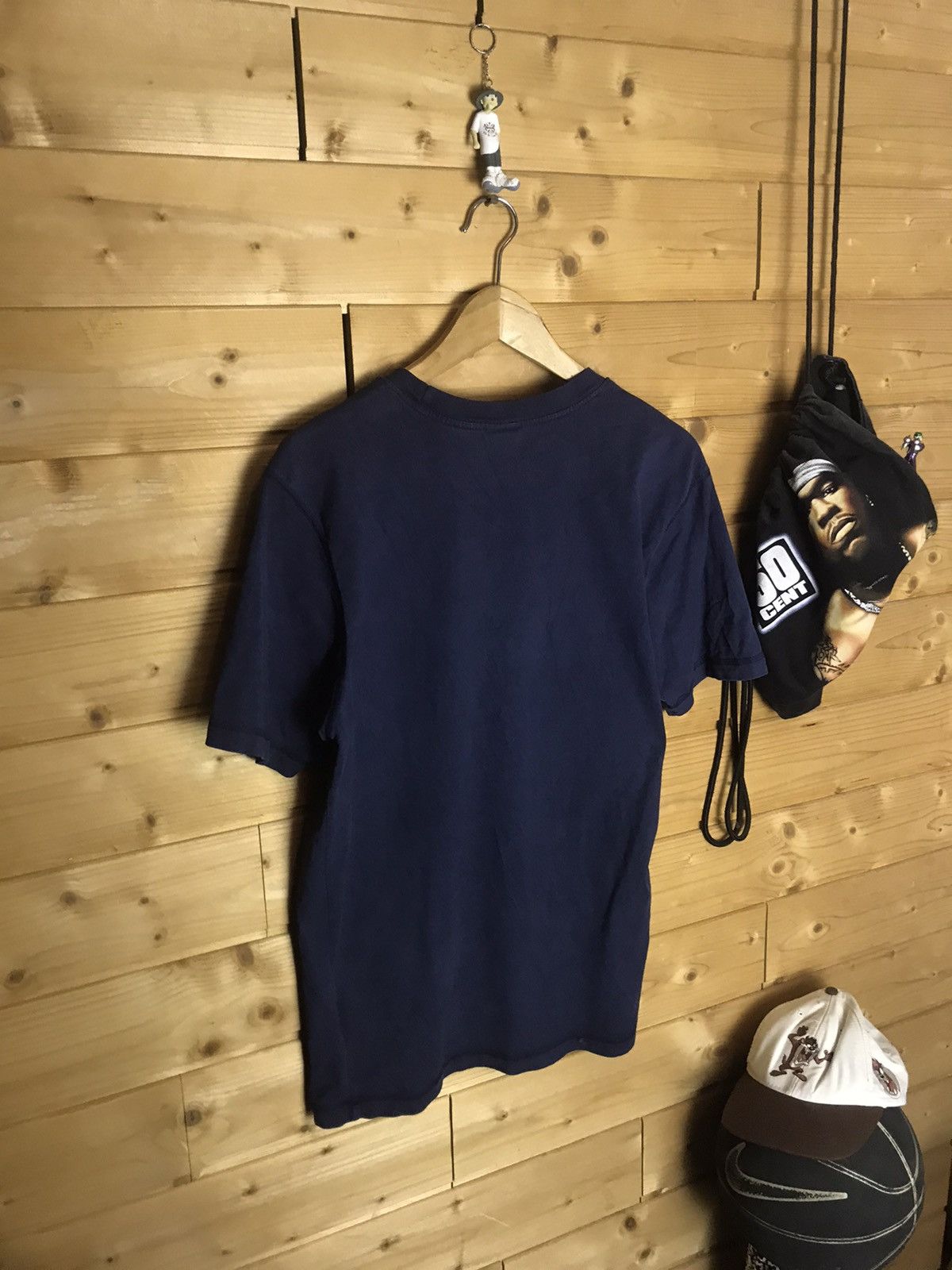 Vintage Vintage 00’s Nike small logo faded shirt Size US M / EU 48-50 / 2 - 10 Thumbnail