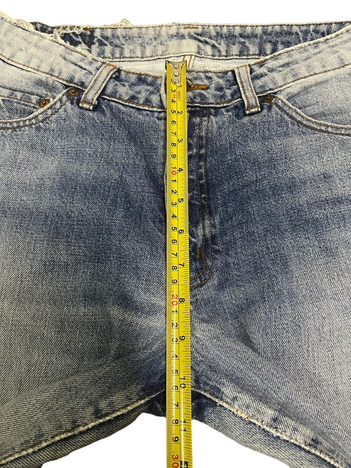 If Six Was Nine Vintage Japanese Brand Blue Wash Flare Jeans Size US 30 / EU 46 - 13 Thumbnail