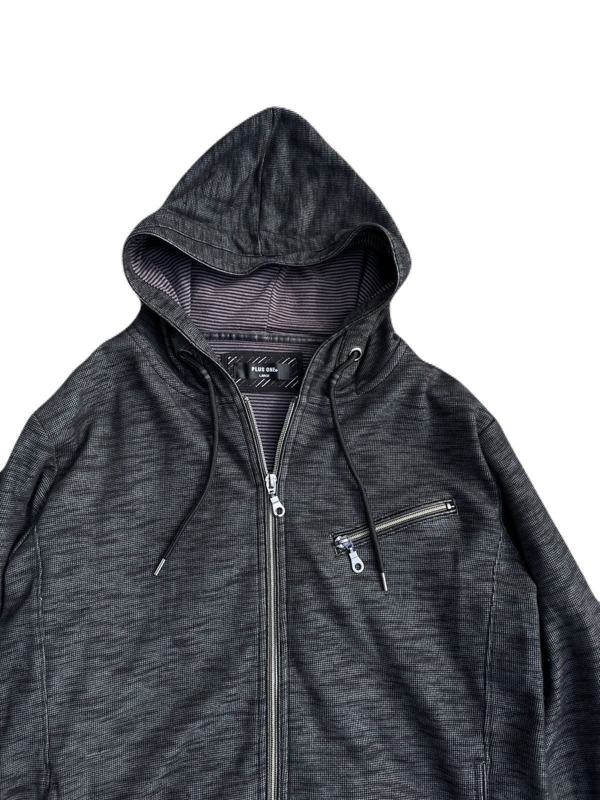 If Six Was Nine 2000s Japanese archive Vkei Pocket Zip-up Hoodie Y2K Size US M / EU 48-50 / 2 - 5 Thumbnail