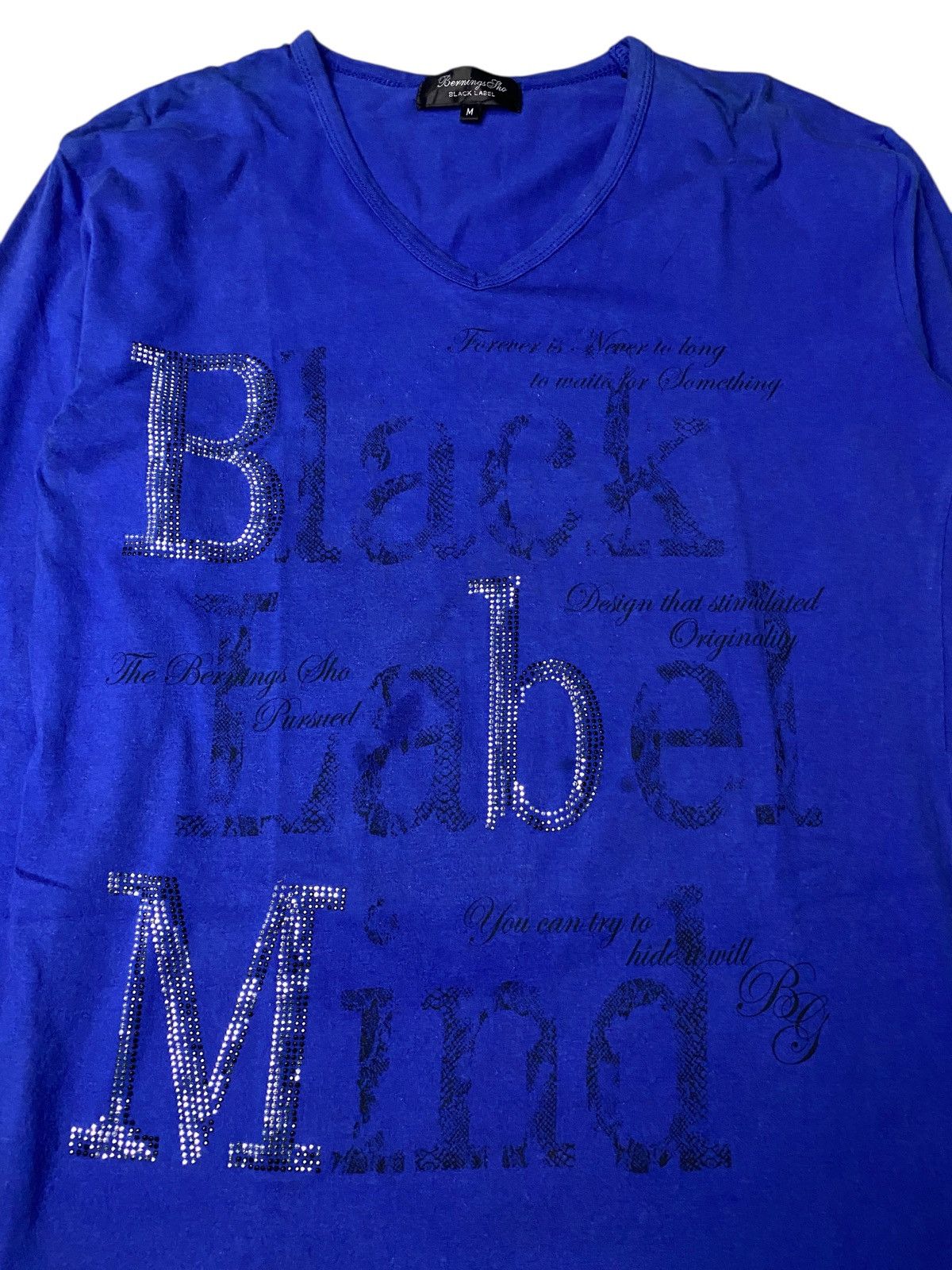 Beauty Beast 2000's Bernings Sho Vkei Poem Longsleeve Size US S / EU 44-46 / 1 - 2 Thumbnail