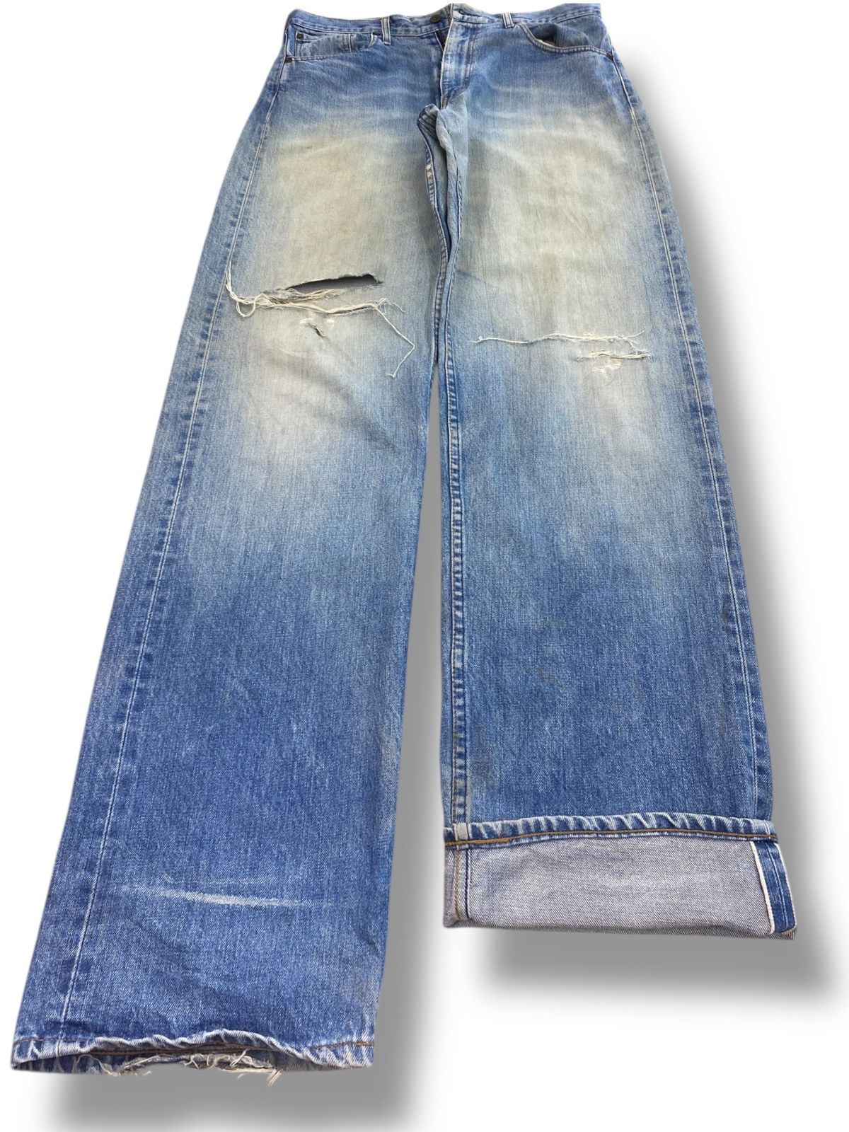 Levi’s Vintage X Selvedge Style Ripped Jeans