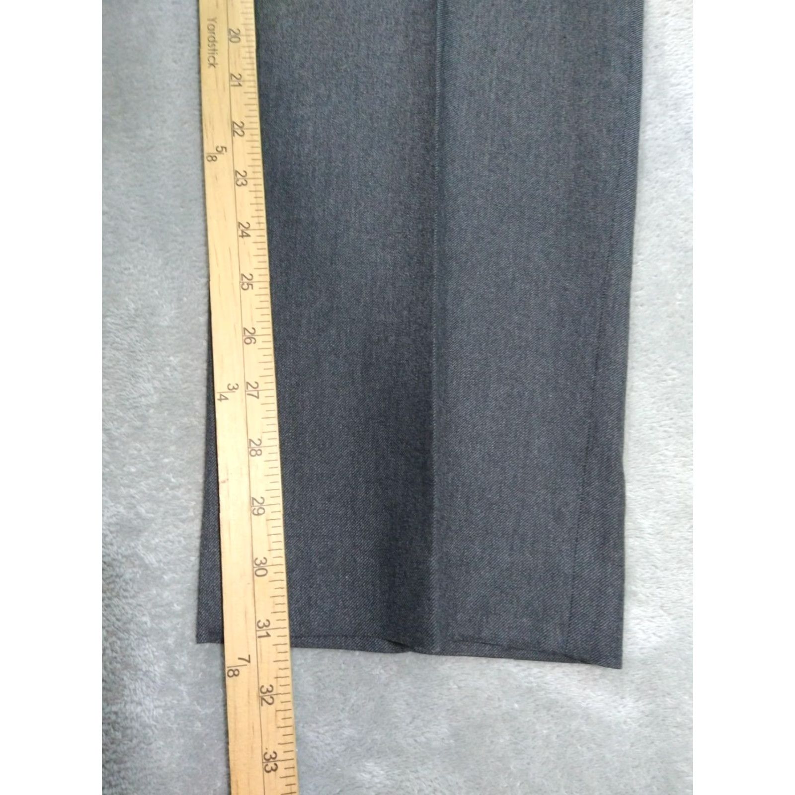 Ralph Lauren Ralph Lauren Dress Pants Mens 36 Gray Flat Front Tapered Leg Slacks Personalize: No Size US 36 / EU 52 - 5 Thumbnail