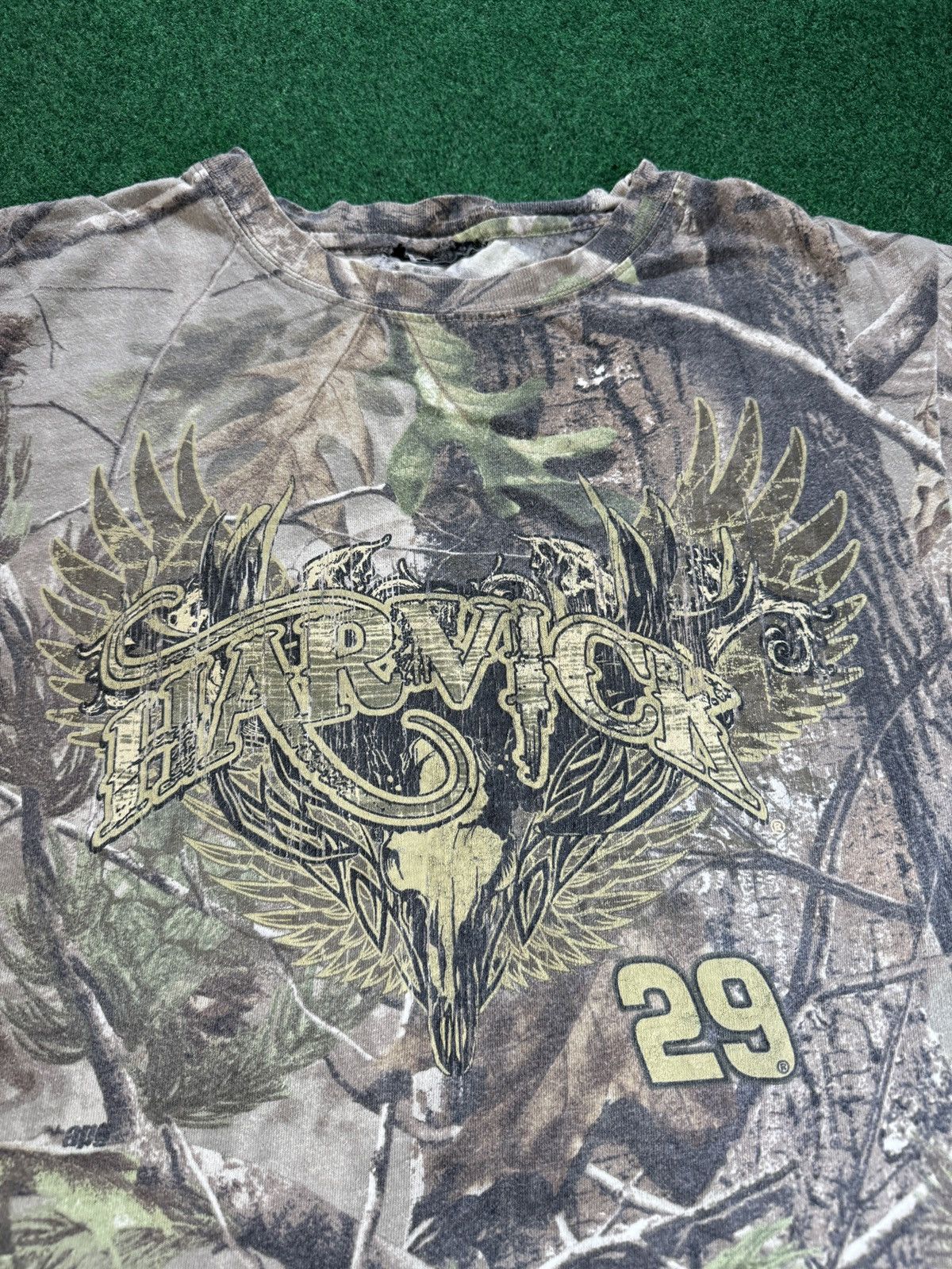 Chase Authentics × Vintage Y2K Realtree Camo Kevin Harvick Nascar Chase T Shirt Size US M / EU 48-50 / 2 - 2 Thumbnail