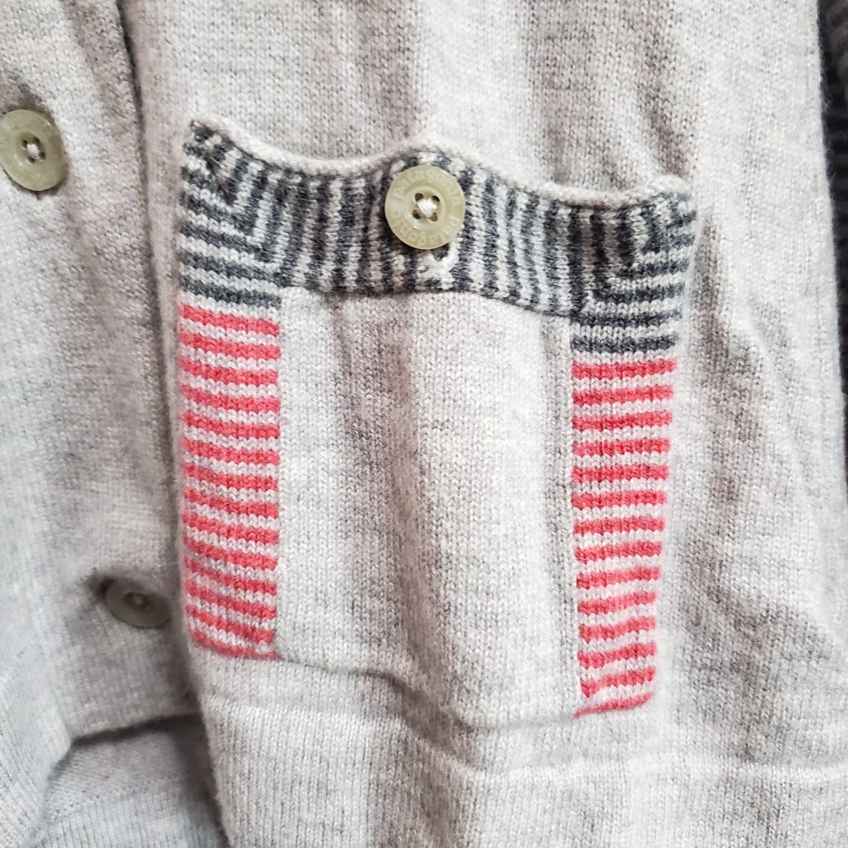 Patagonia VINTAGE Patagonia Cardigan Womens M Gray Lambswool Blend Button Sweater Grandpa Preppy Size M / US 6-8 / IT 42-44 - 4 Thumbnail