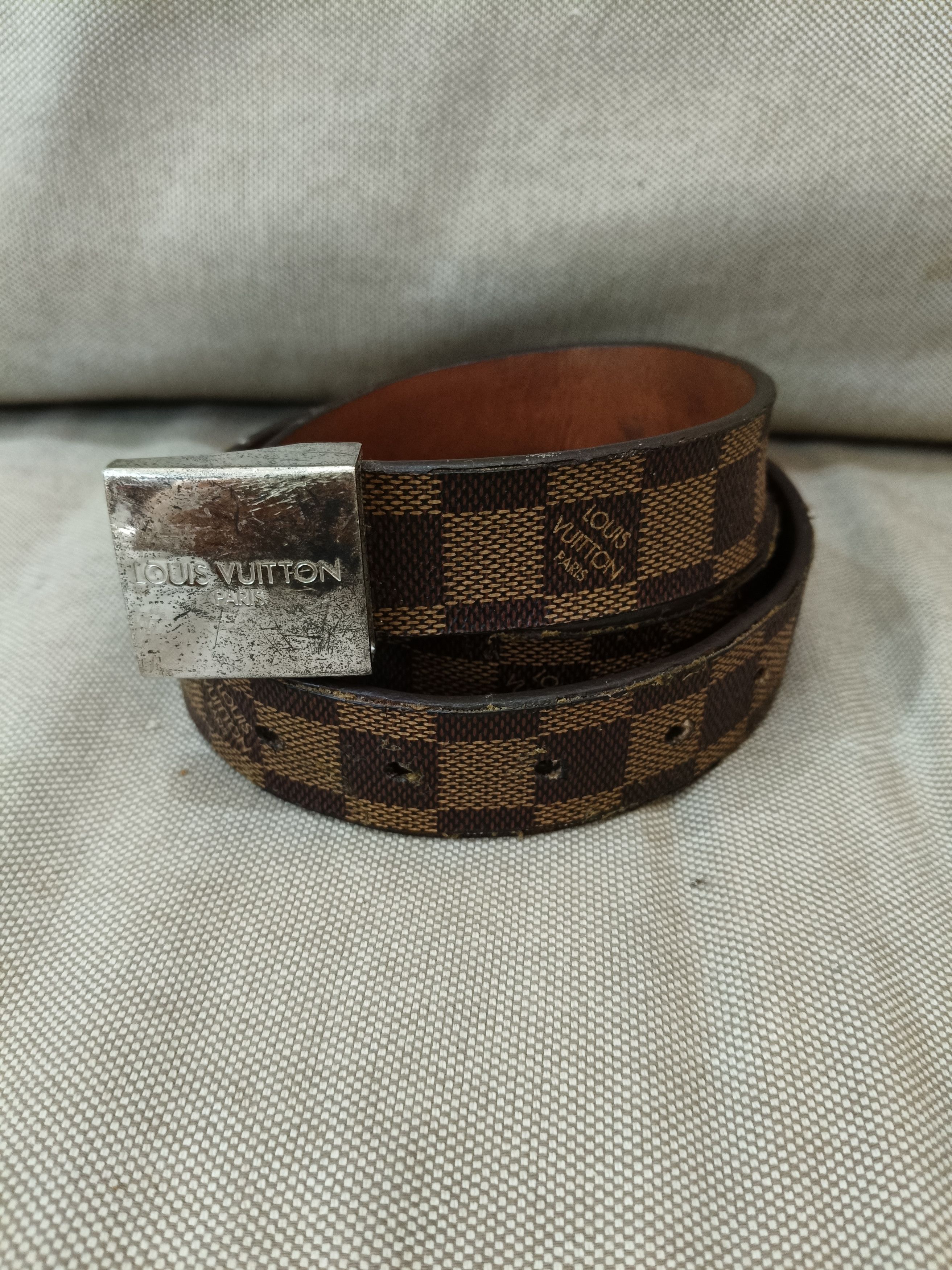 Louis Vuitton × Vintage Louis Vuitton Monogram Canvas Leather Belt/ CT0054 Size ONE SIZE - 1 Thumbnail