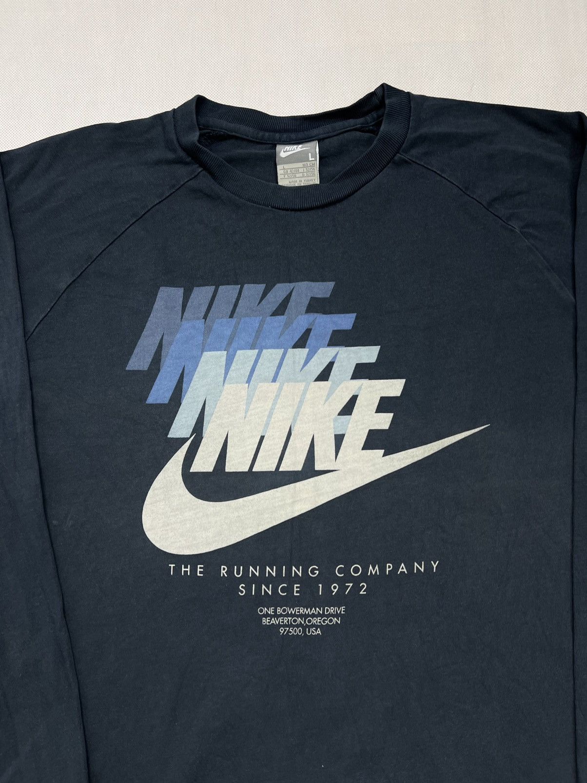 Nike × Vintage Longsleeve Nike big logo since 1972 vintage usa Size US L / EU 52-54 / 3 - 2 Thumbnail