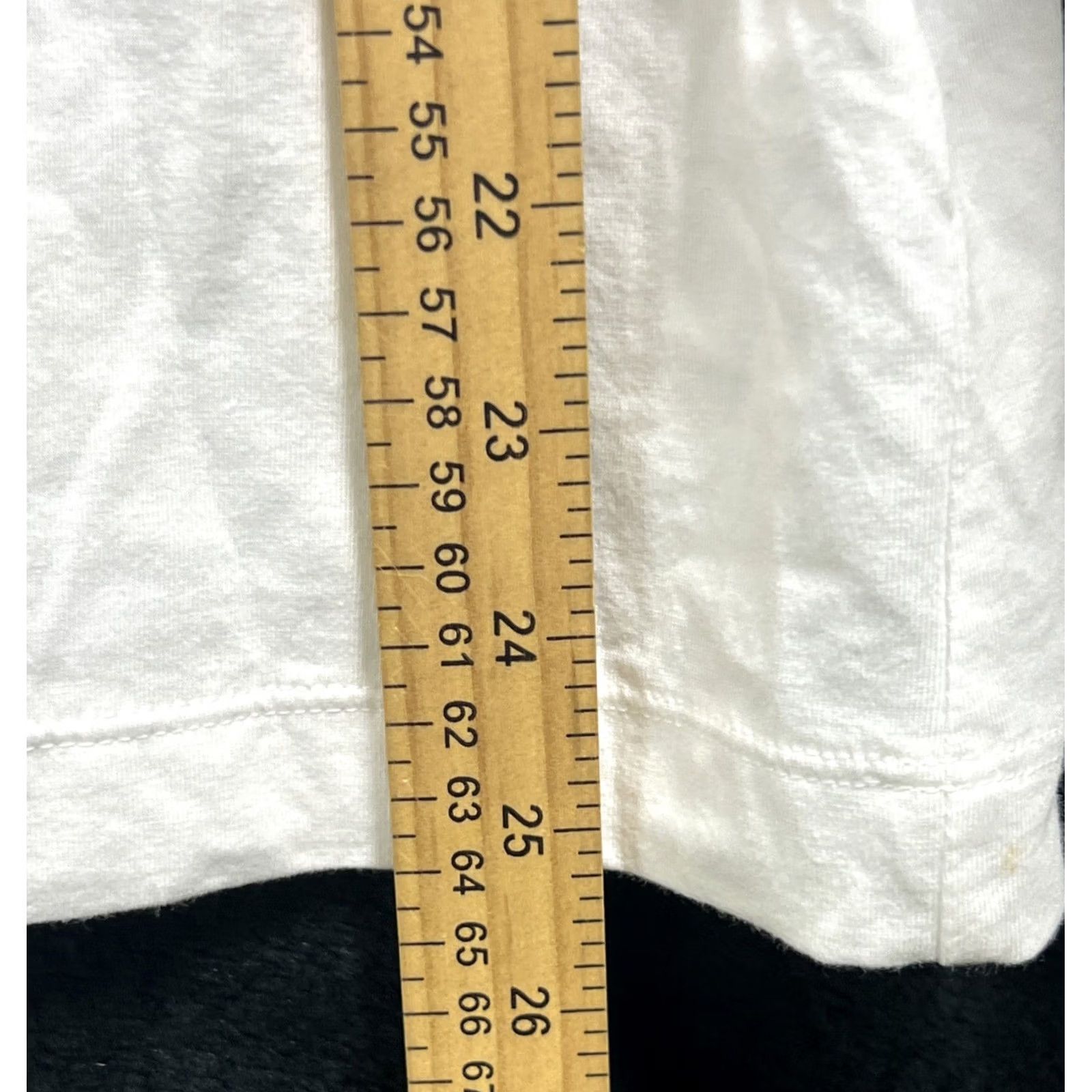 Lands' End Lands' End Womens White V Neck Long Sleeve Tee Shirt Fitted Size L 14-16 NWT Size XL / US 12-14 / IT 48-50 - 7 Thumbnail