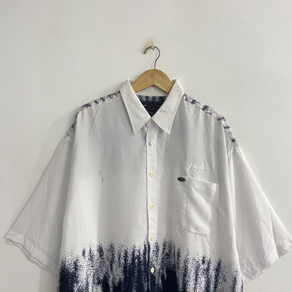 Phat Farm Phat Farm Graphic Oversized Button Up Shirt Size US XXL / EU 58 / 5 - 2 Thumbnail