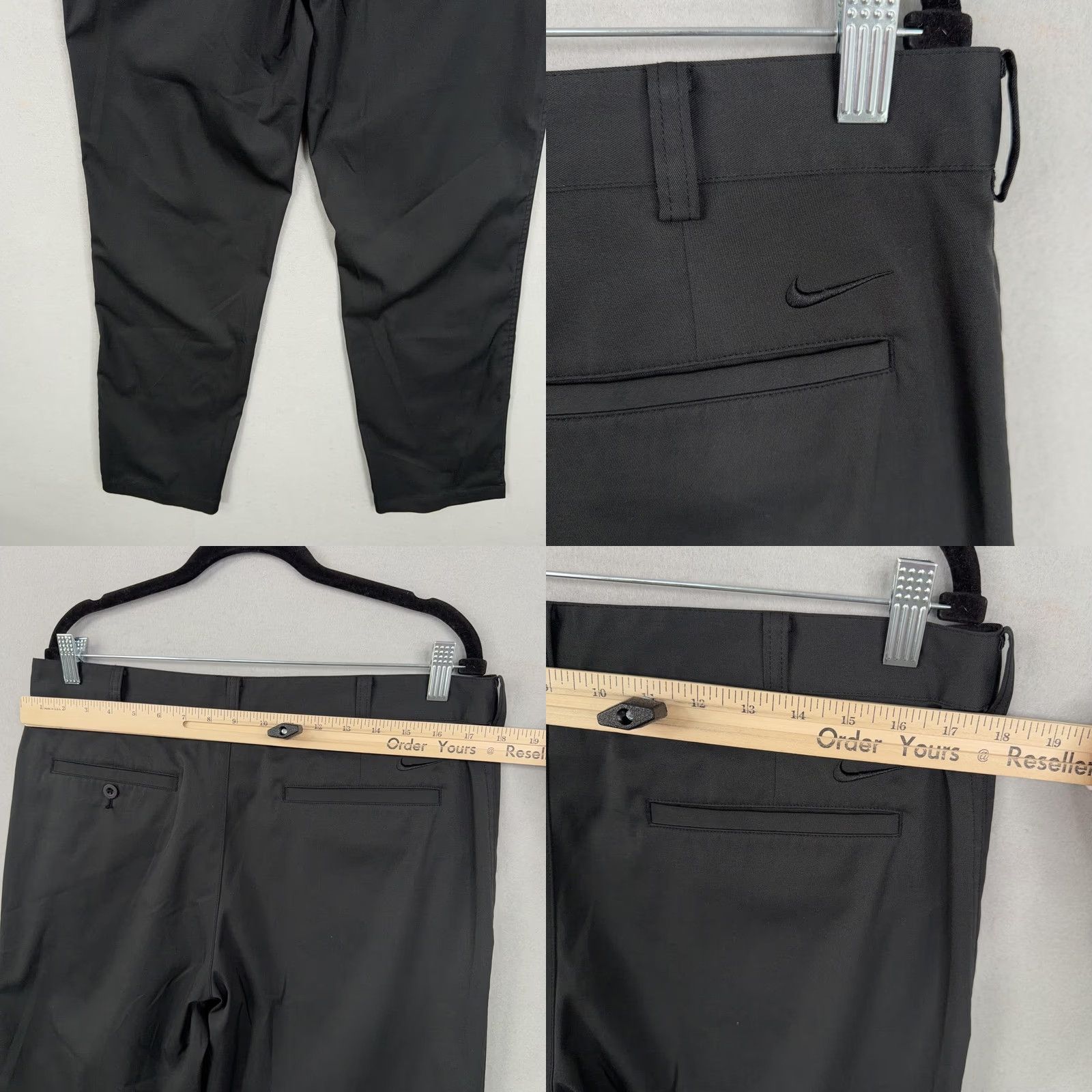 Nike Nike Golf Pants Mens 34x34 Dri-FIT Grey Stretch Polyester Spandex Casual Chino On-Course Wear Mens Size US 34 / EU 50 - 8 Thumbnail