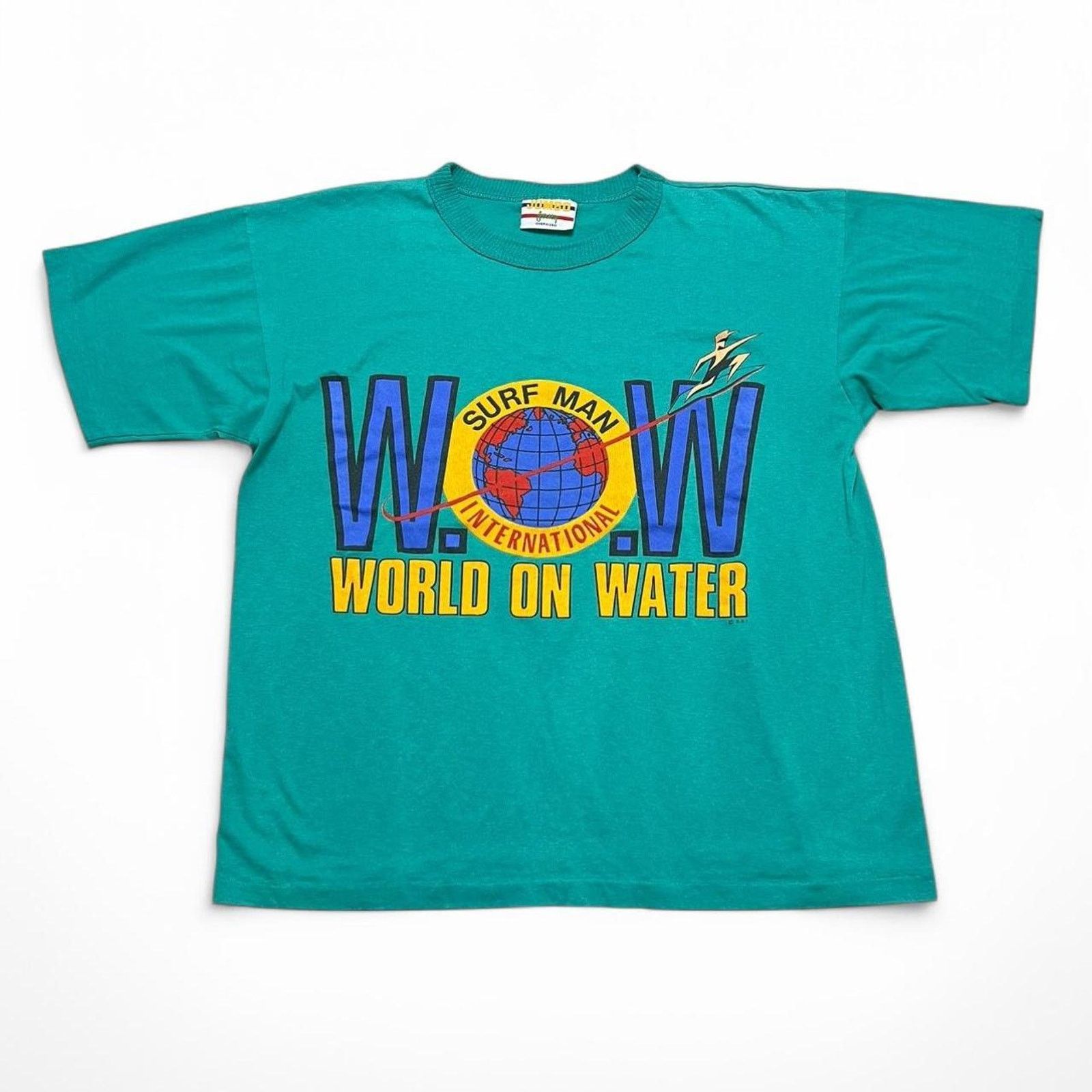 Vintage Vintage 90’s Surf Man International T-shirt Sz Large Retro Size US L / EU 52-54 / 3 - 1 Thumbnail