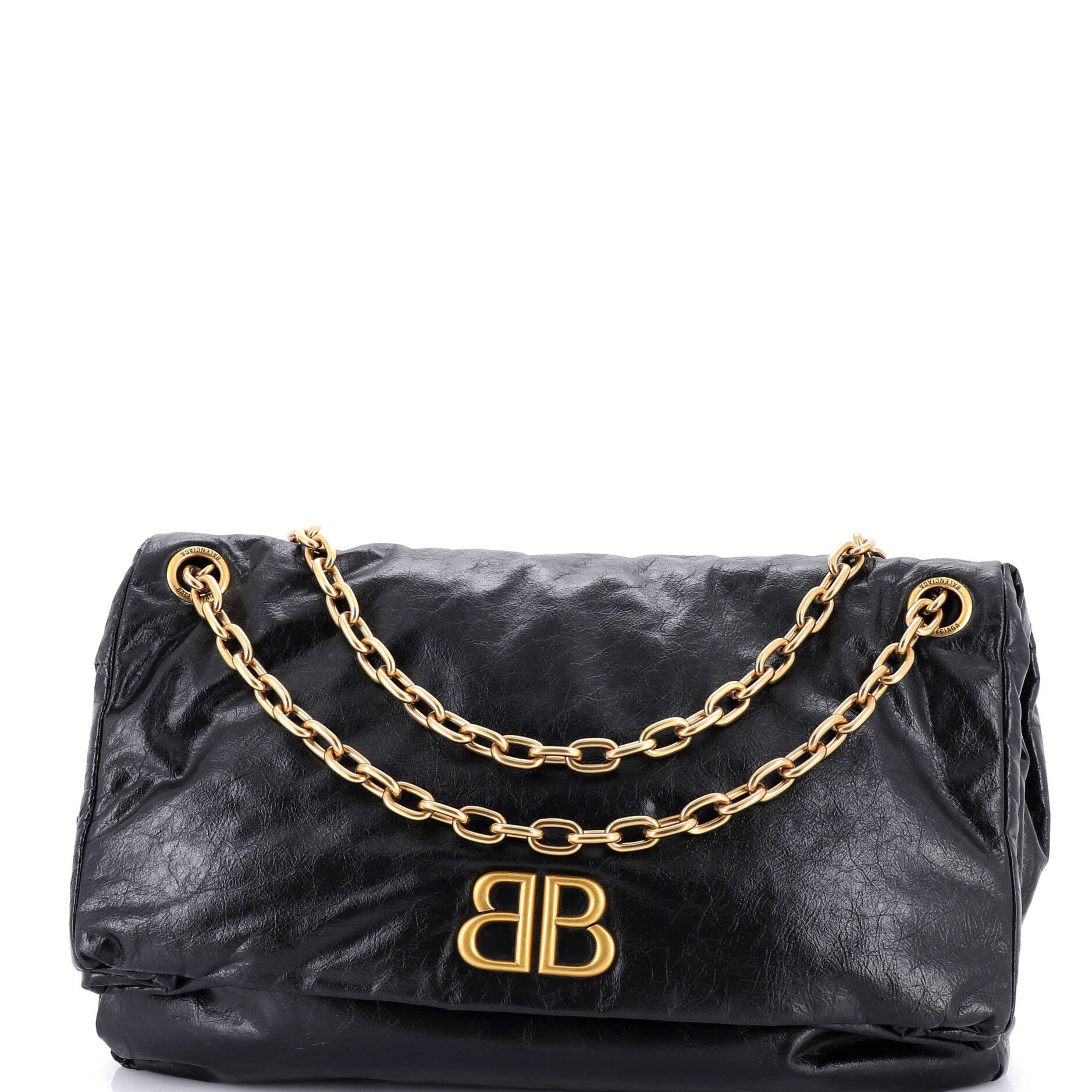Balenciaga Monaco Chain Flap Shoulder Bag Size ONE SIZE - 1 Thumbnail