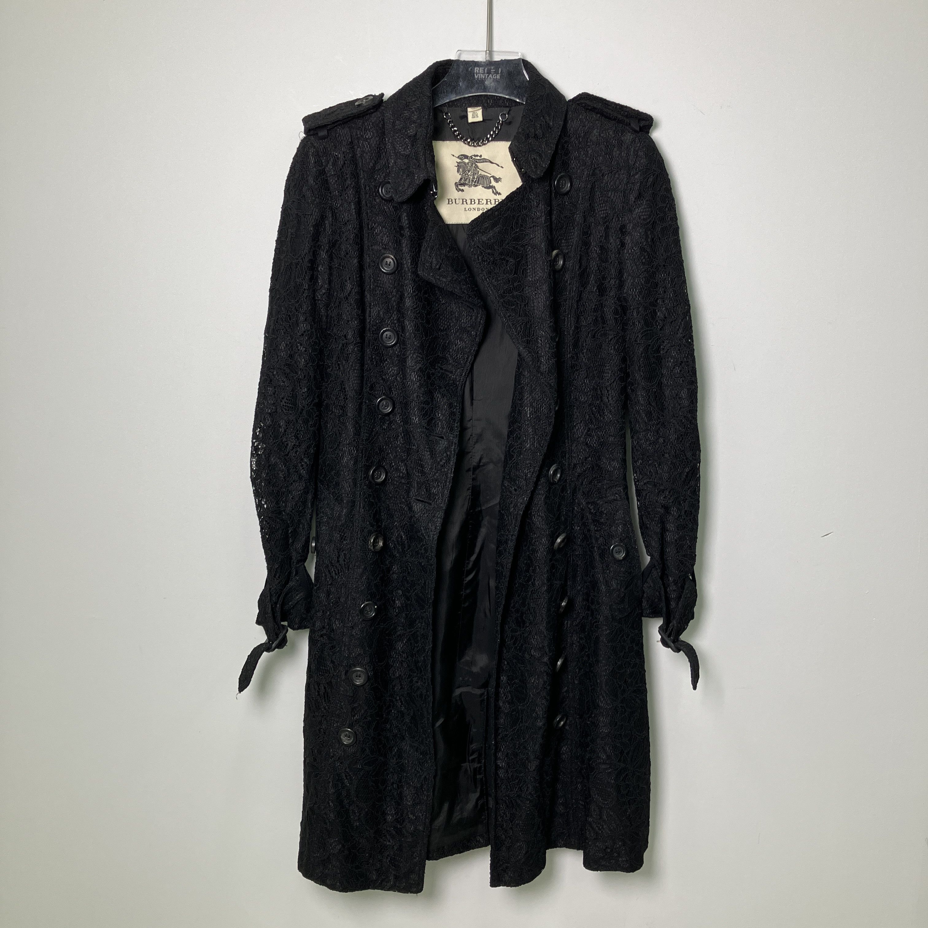 Burberry full lace double trench coat