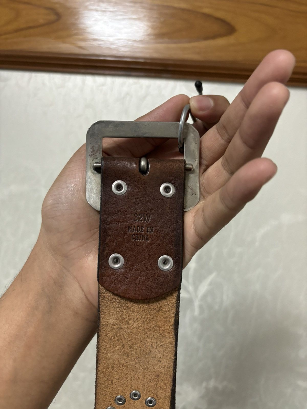 Vintage Vintage Leather Design Studded Belt (size 32-36) Size ONE SIZE - 10 Thumbnail