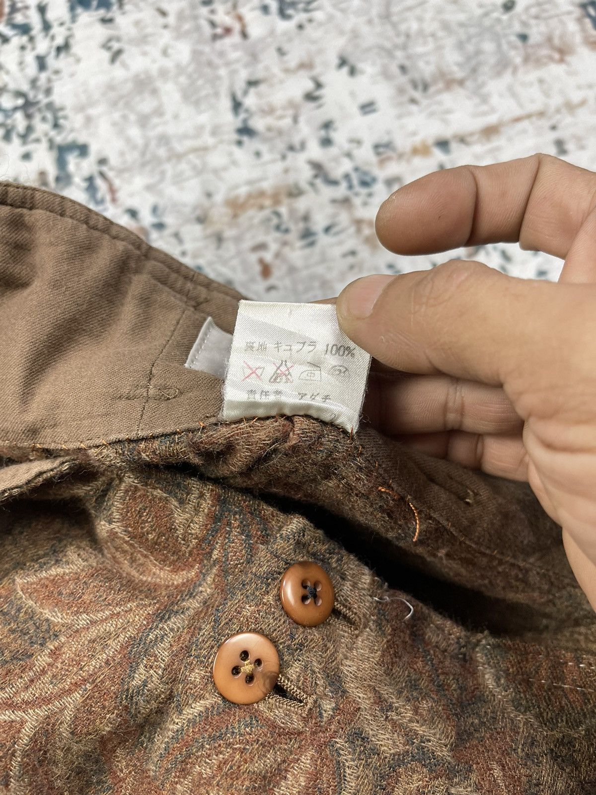 Japanese Brand Vintage Sled Paisley Bryan Pants Size 28" / US 6 / IT 42 - 9 Thumbnail