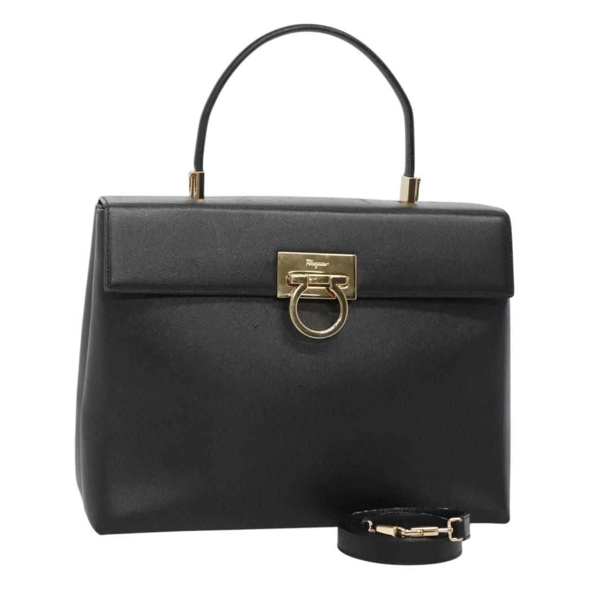 Salvatore Ferragamo Salvatore Ferragamo Gancini Convertible Top Handle Bag Leather Size ONE SIZE - 1 Thumbnail