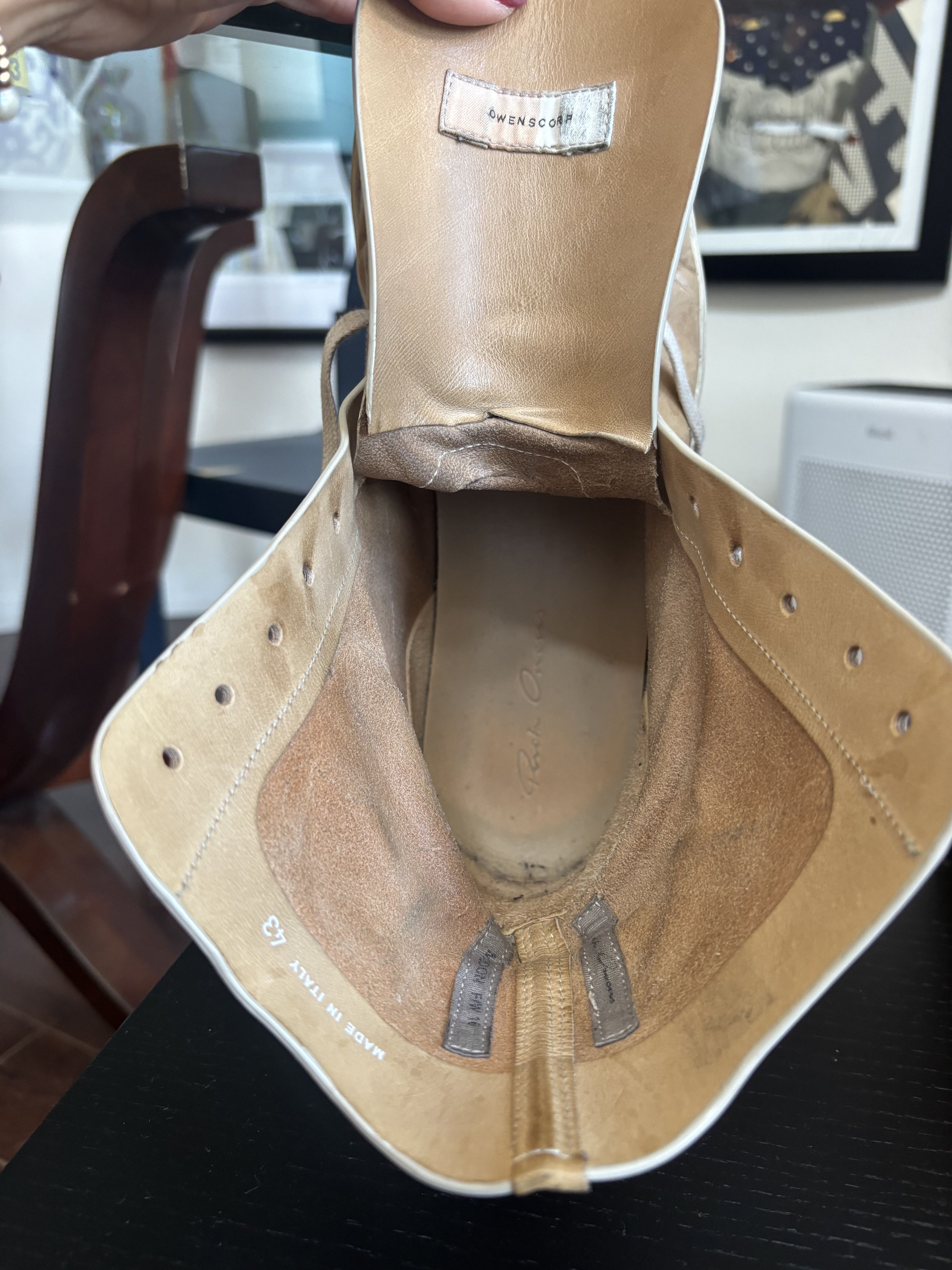 Rick Owens Rick Owens Mastodon High-Top “Masto Sneaks” Men’s 10 (EU 43) Size US 10 / EU 43 - 8 Thumbnail