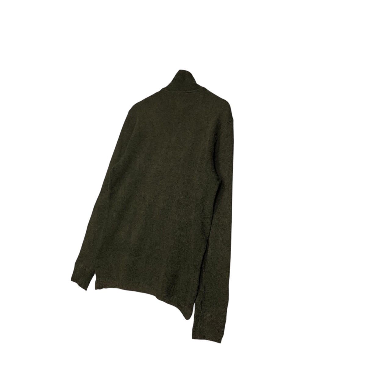 Polo Ralph Lauren 📌Rich Green Vintage Half Zipper Sweater Polo Ralph Lauren Size US M / EU 48-50 / 2 - 11 Thumbnail