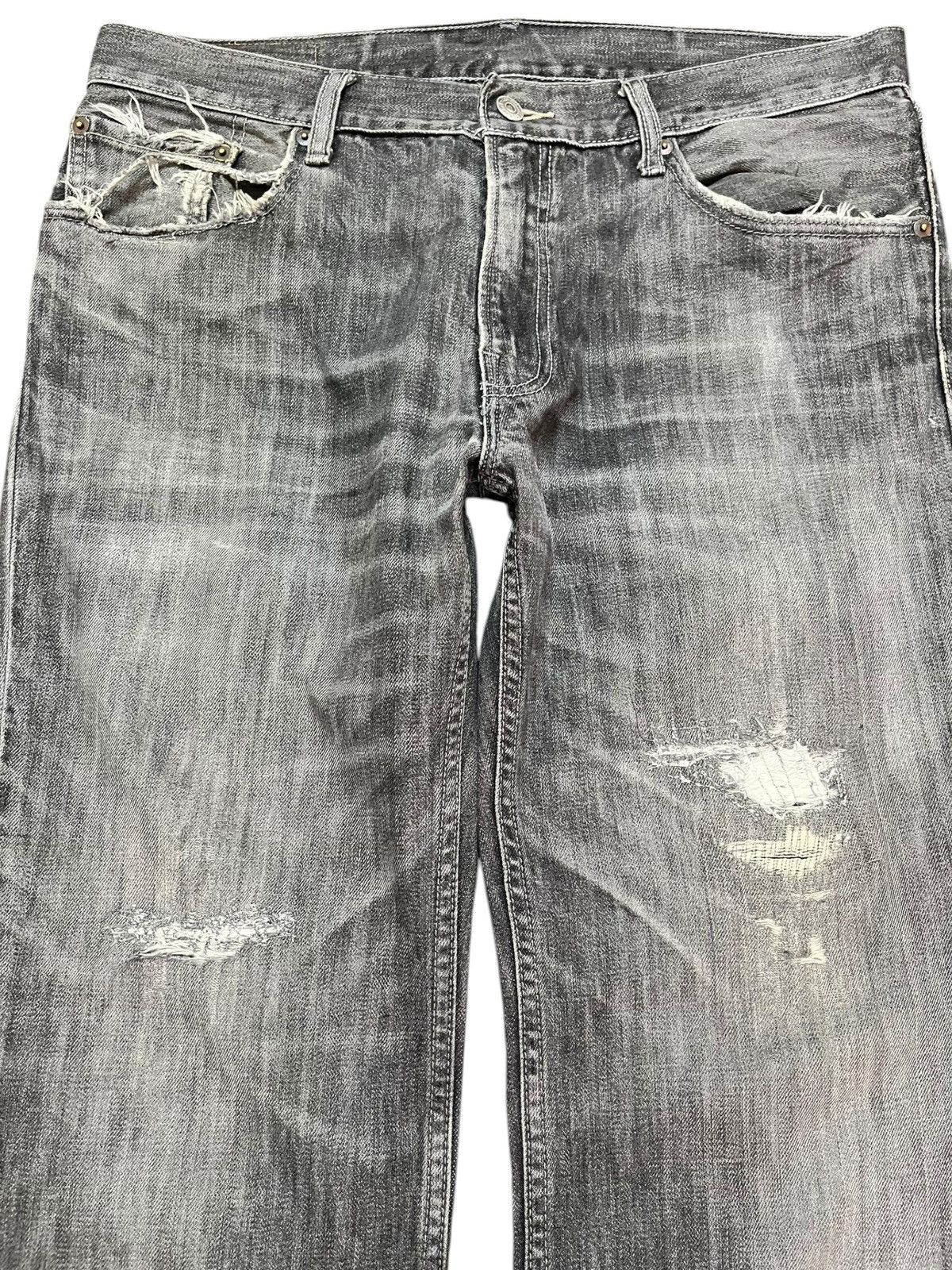 Levi's Vintage Clothing Vintage Levi’s 502 Straight Grunge Distressed Denim Size US 34 / EU 50 - 2 Thumbnail