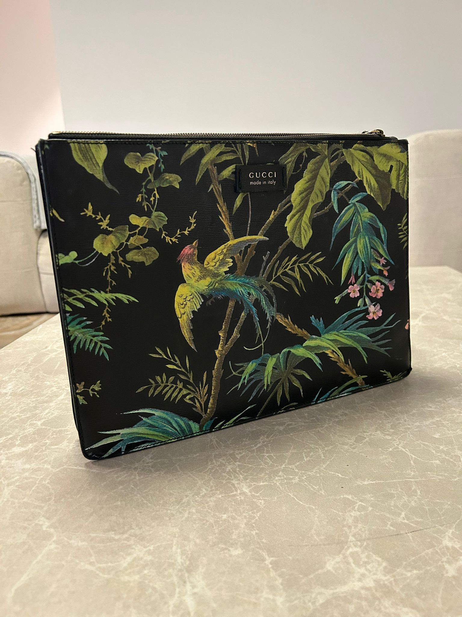 Gucci Gucci Tropical Bird Print Leather Bag – Rare Capsule Piece Size ONE SIZE - 1 Thumbnail