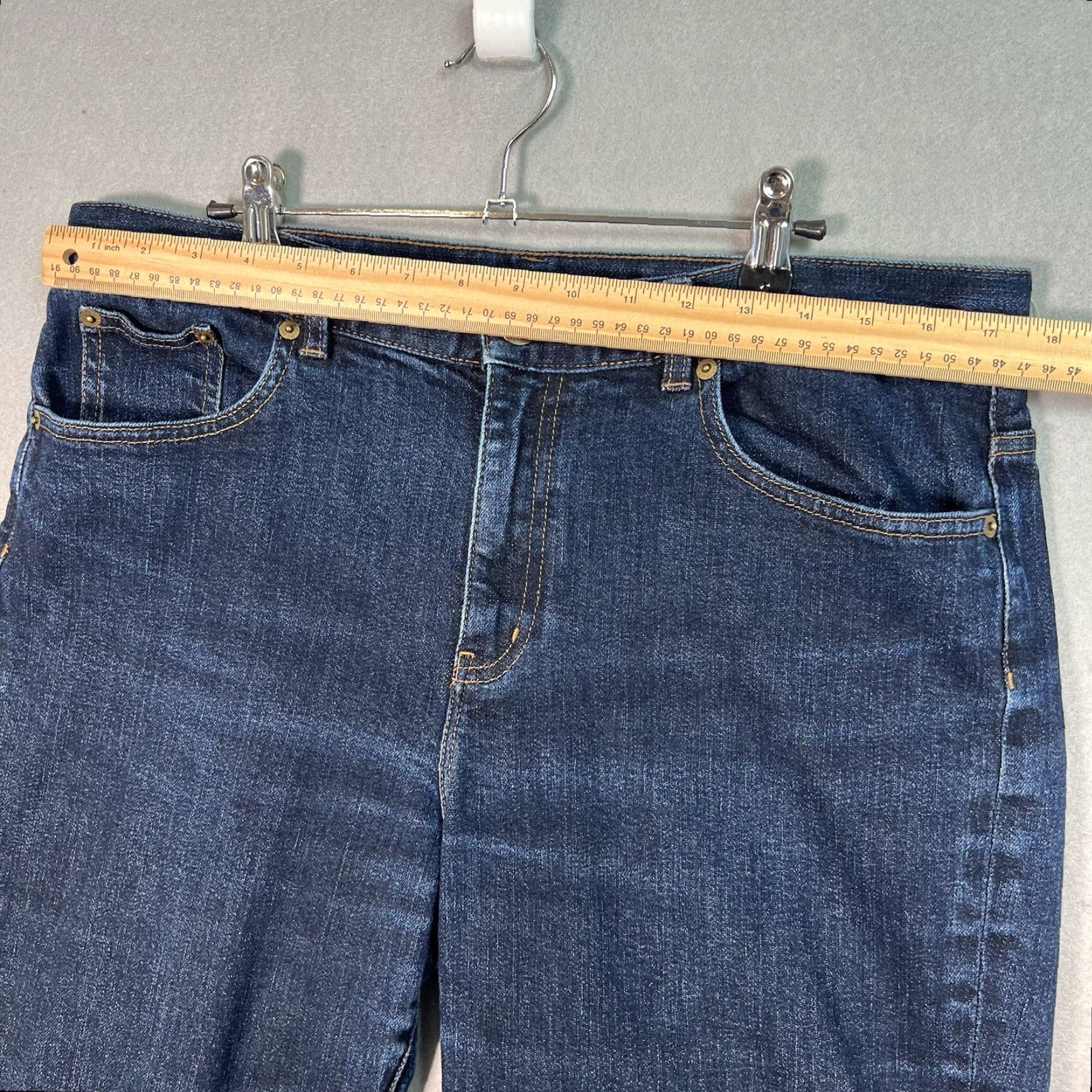 Vintage VINTAGE Pilcro and the Letterpress High rise Denim Leggings Womens 29 X 27 NWT Size 29" - 2 Thumbnail