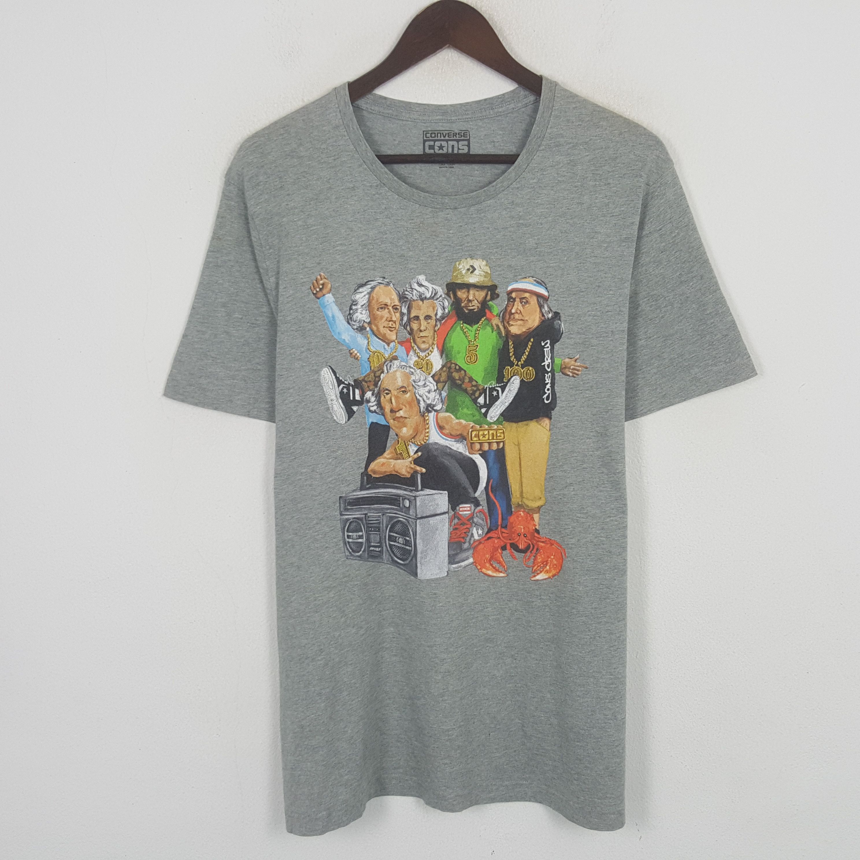 Converse Vintage Converse Coins Tshirt Size US L / EU 52-54 / 3 - 1 Thumbnail