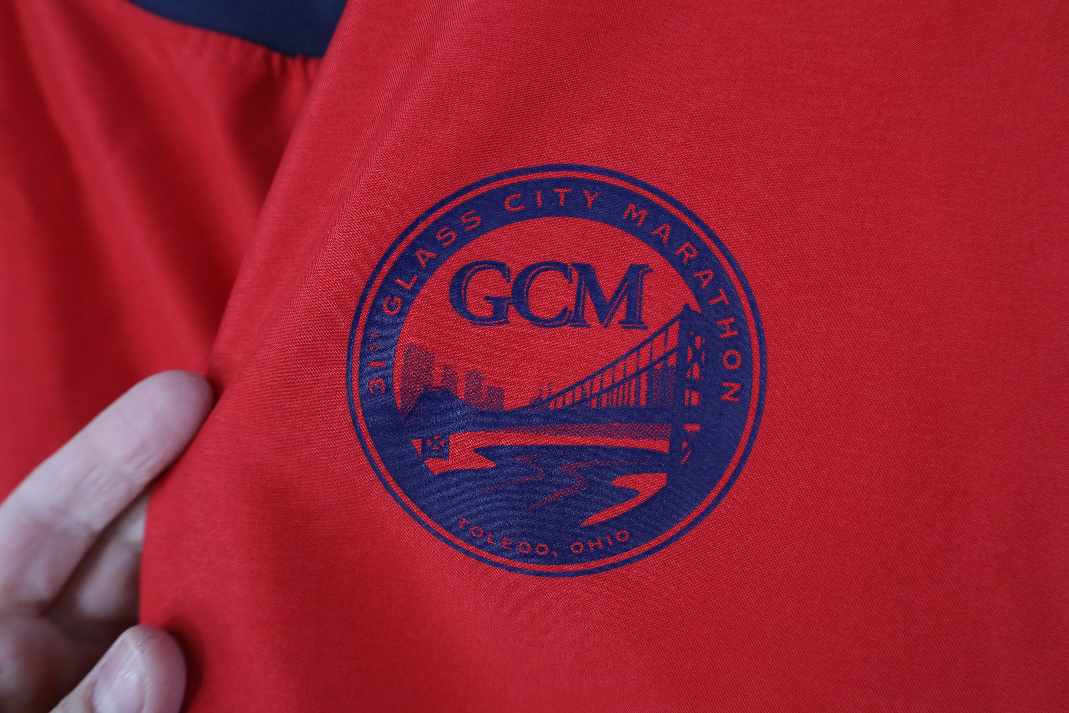 Vintage Vintage Y2K 31st City Marathon Toledo Windbreaker Jacket Size US XL / EU 56 / 4 - 4 Thumbnail