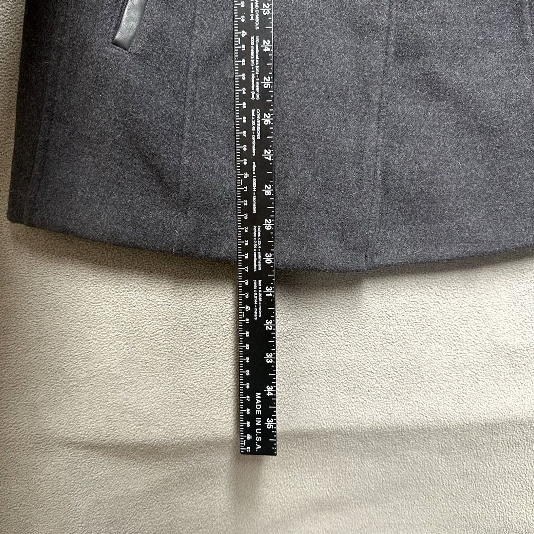 Faded Glory Faded Glory Pea Coat Womens M Gray Long Sleeve Casual Overcoat Size M / US 6-8 / IT 42-44 - 8 Thumbnail