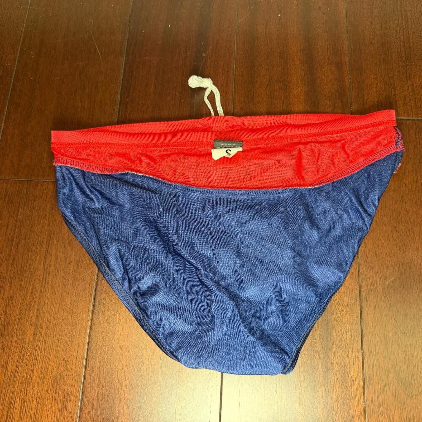 Other AussieBum Men Swim Brief Size Small Red and Navy 8 5 10 Size US 30 / EU 46 - 8 Thumbnail