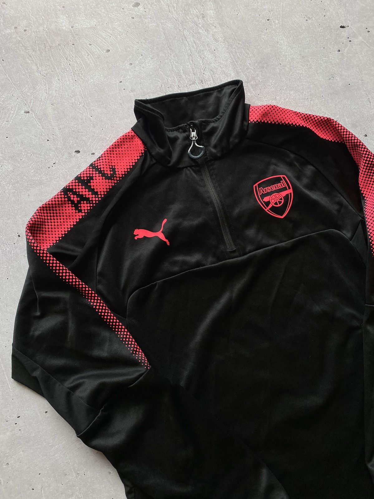 Puma 2017-18 Arsenal Puma 1/3 Zip Training Top Soccer Football Size US M / EU 48-50 / 2 - 1 Thumbnail