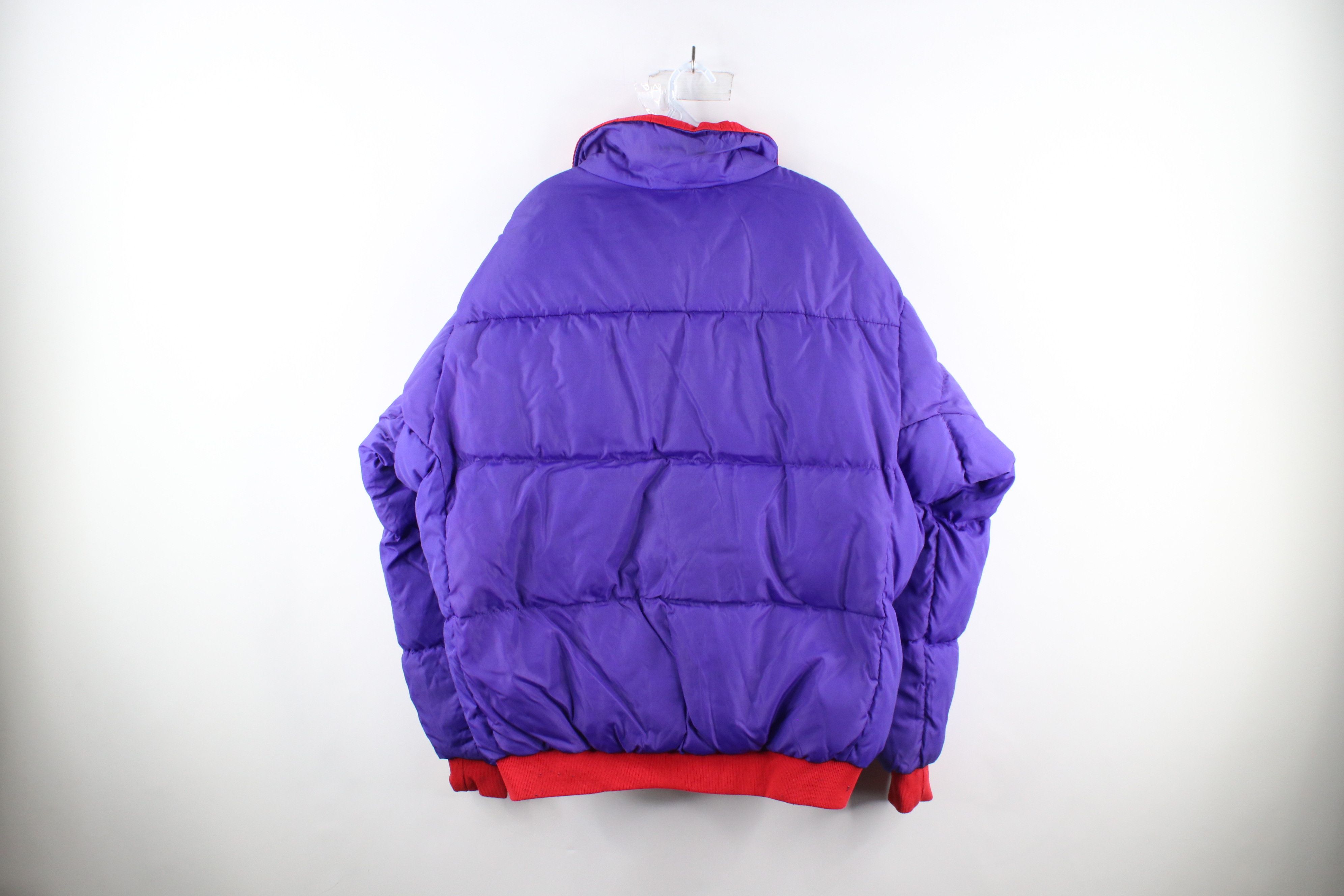 Columbia × Vintage Vintage 90s Columbia Spell Out Reversible Puffer Jacket Size US XXL / EU 58 / 5 - 9 Thumbnail