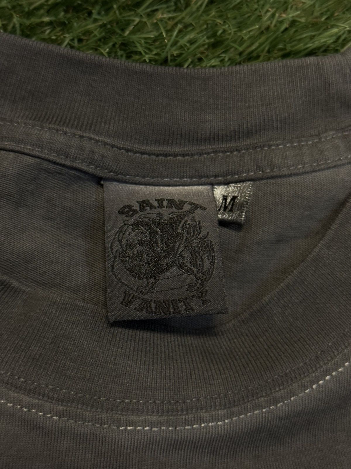 Saint Vanity Saint Vanity Basic Logo Grey Tee Shirt Size M (NEW) Size US M / EU 48-50 / 2 - 5 Thumbnail