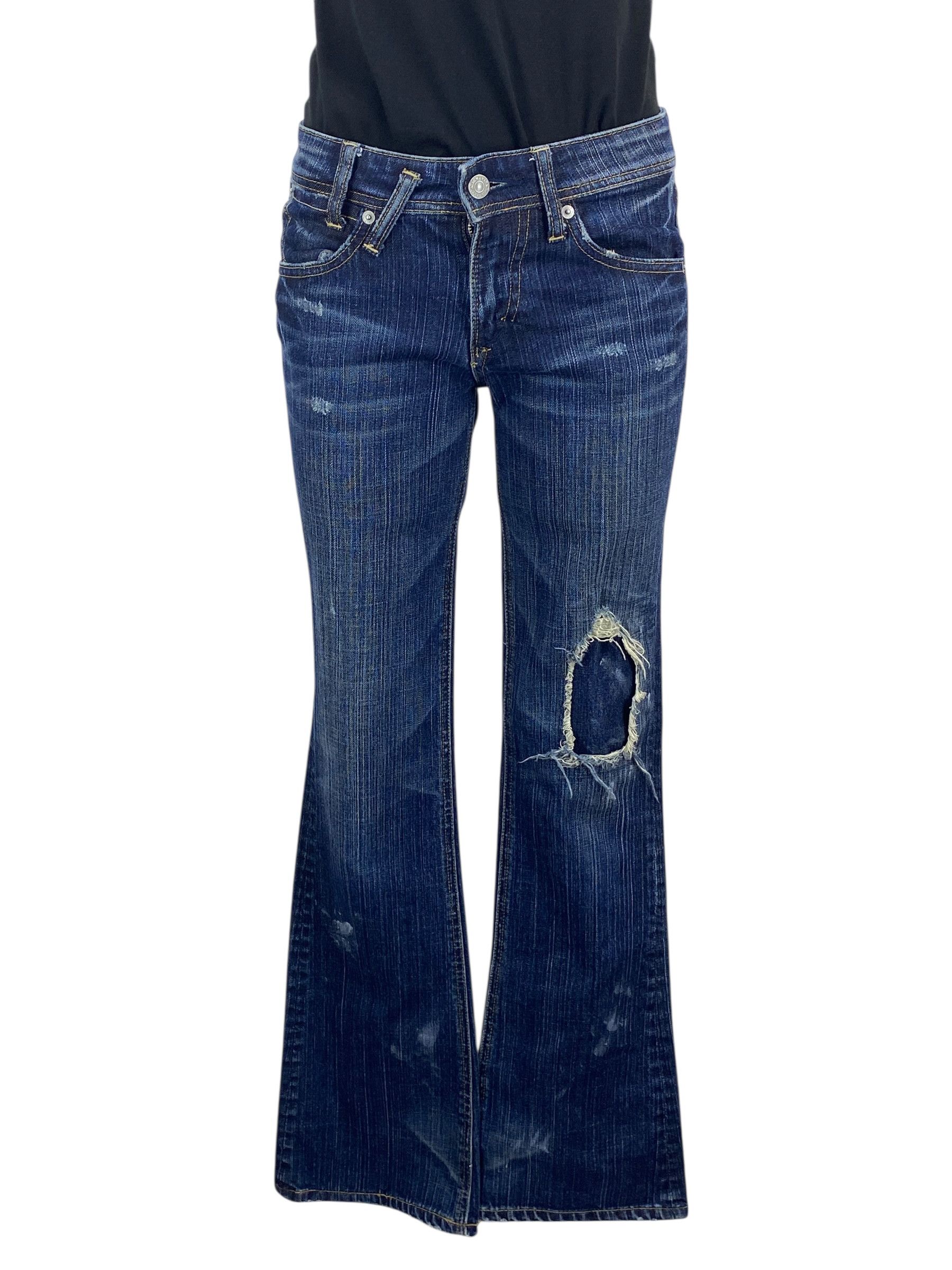 Japanese Brand Nove Low Rise Women Jeans Size 26" / US 2 / IT 38 - 2 Thumbnail