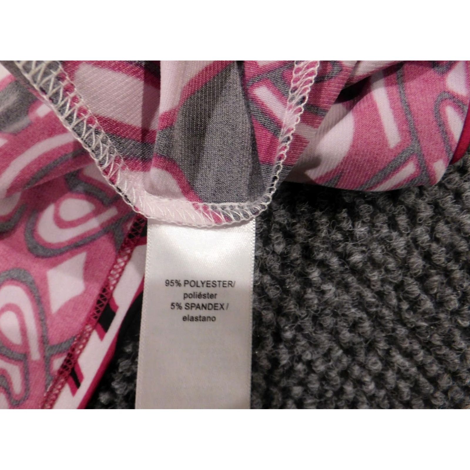 Vintage Laundry by Design Purple A-Line Dress - Long Sleeve, Crew Neck, Knee Length, Geometric Knit, Lined, Puff Sleeve, Zip, Casual, Women, Size 2 Size XS / US 0-2 / IT 36-38 - 7 Thumbnail