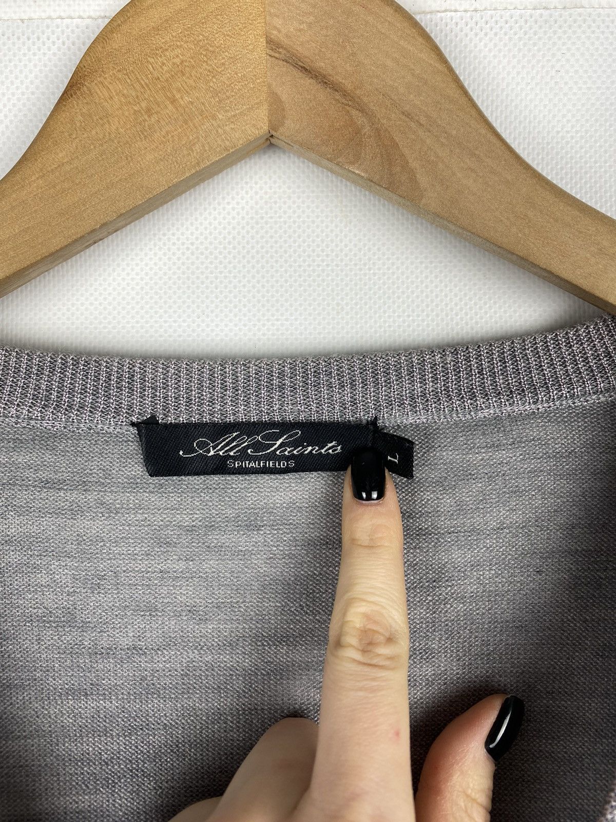 Allsaints Allsaints Shine Story wool cardigan sweater size L Size US L / EU 52-54 / 3 - 6 Thumbnail
