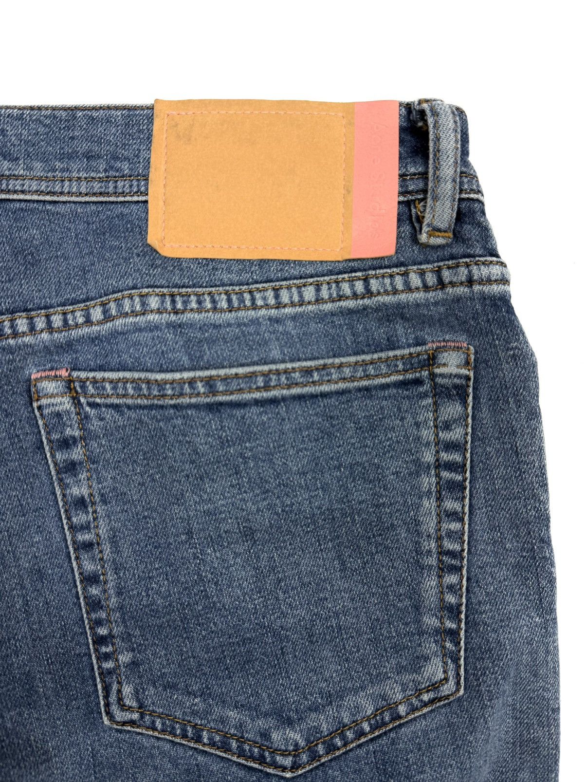 Acne Studios Acne Studios Slim Tapered Jeans North Mid Blue Denim Vintage Size US 33 - 9 Thumbnail