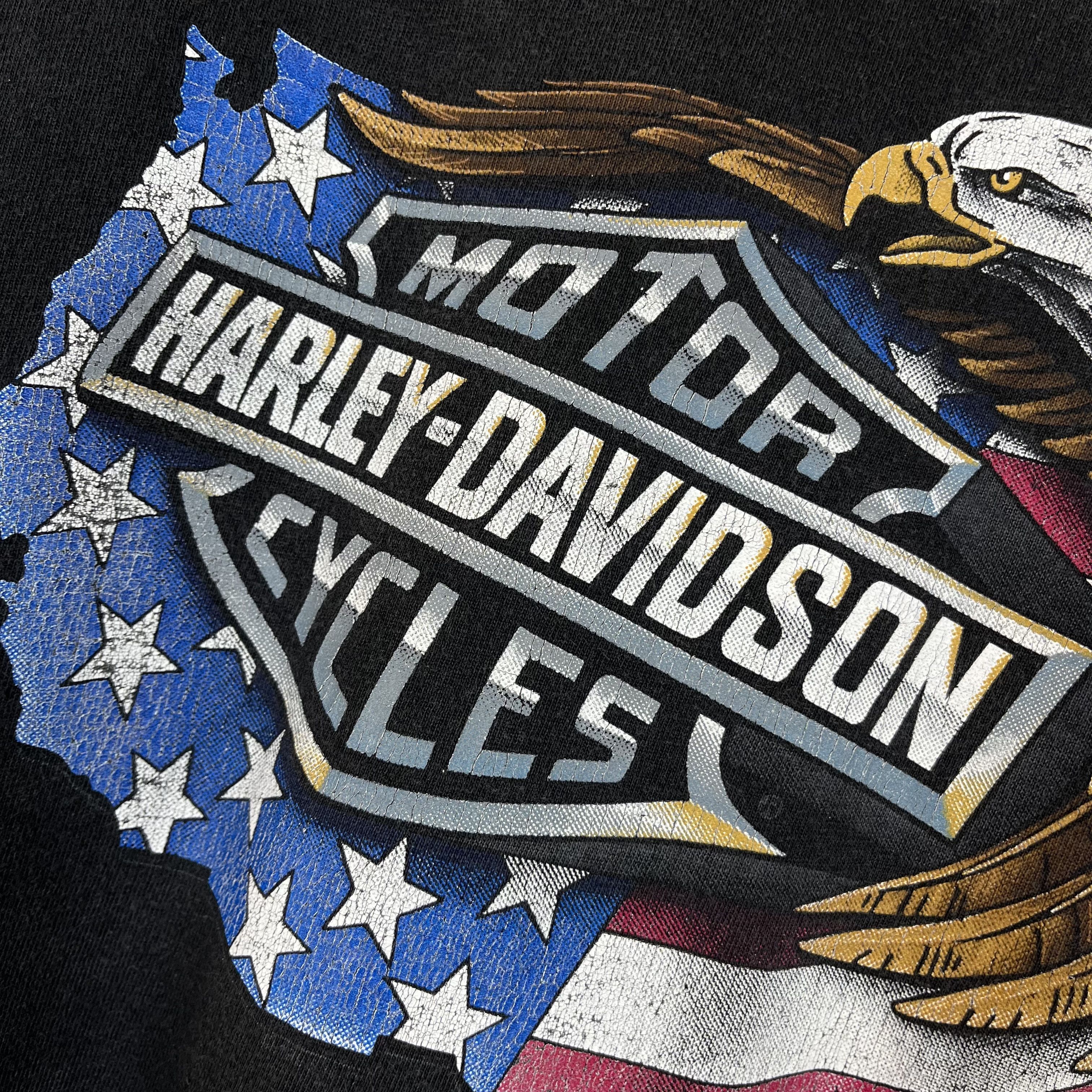 Harley Davidson Vintage Harley Davidson Wings Over America T Shirt 90’s Size US L / EU 52-54 / 3 - 8 Thumbnail