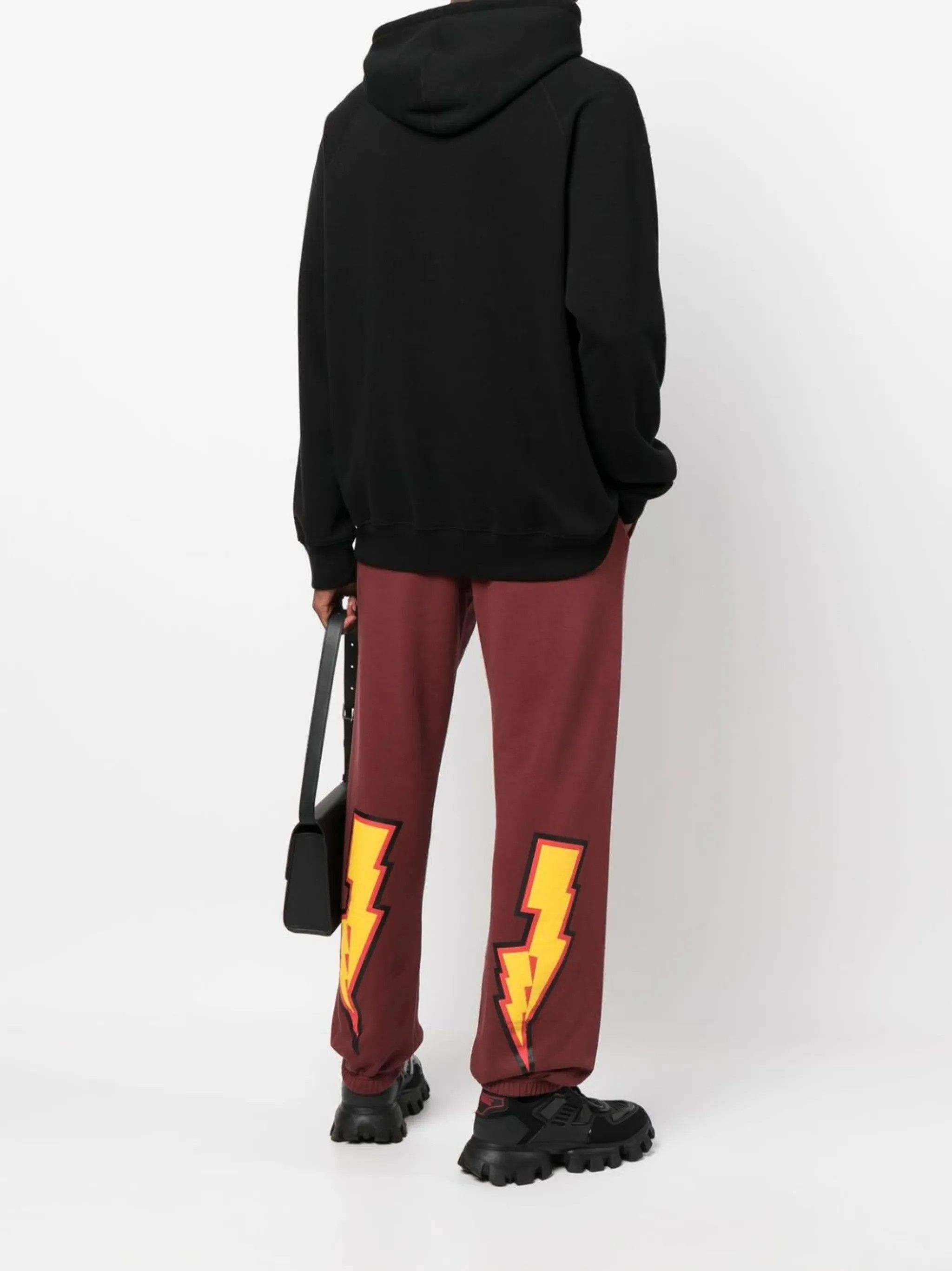 Off-White o1gr1nt0425 Thunder Stable Slim Sweatpants & Joggers Barolo Size US 30 / EU 46 - 2 Thumbnail