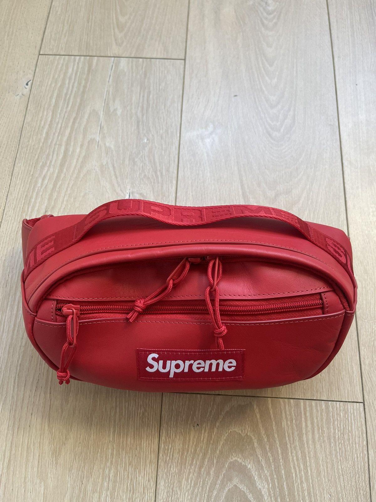 Supreme Supreme Leather Waist Bag | Grailed