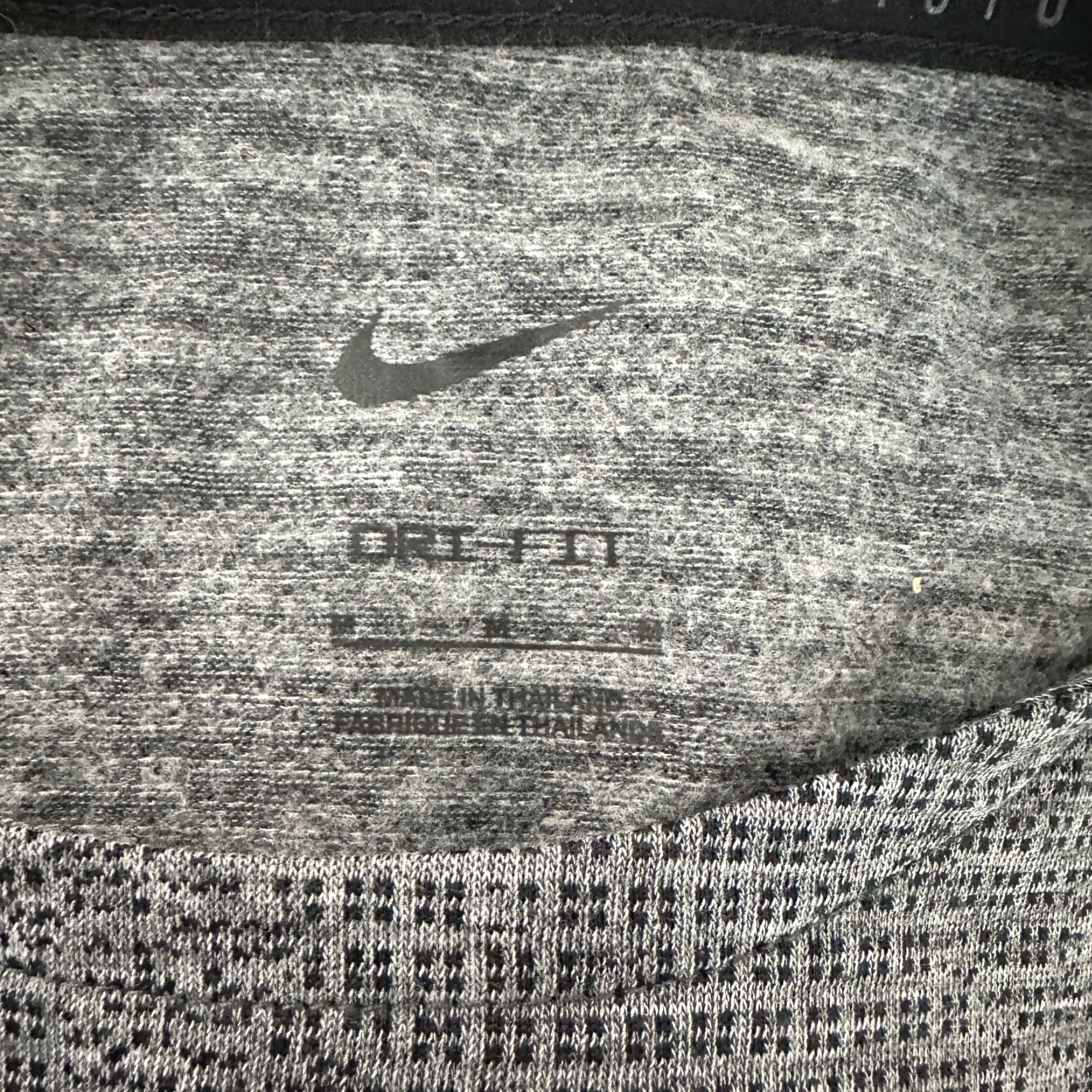 Nike Nike Shirt Mens Medium Gray Slim Fit Gym Training Running Dri Fit Size US M / EU 48-50 / 2 - 7 Thumbnail
