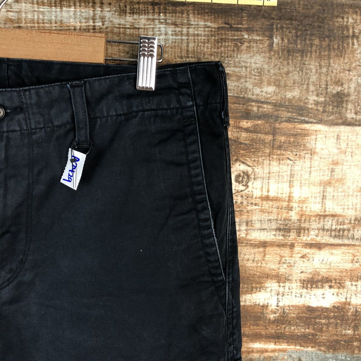 Japanese Brand Japanese Brand Dark Blue Cropped Pants #A2429 Size US 32 / EU 48 - 8 Thumbnail