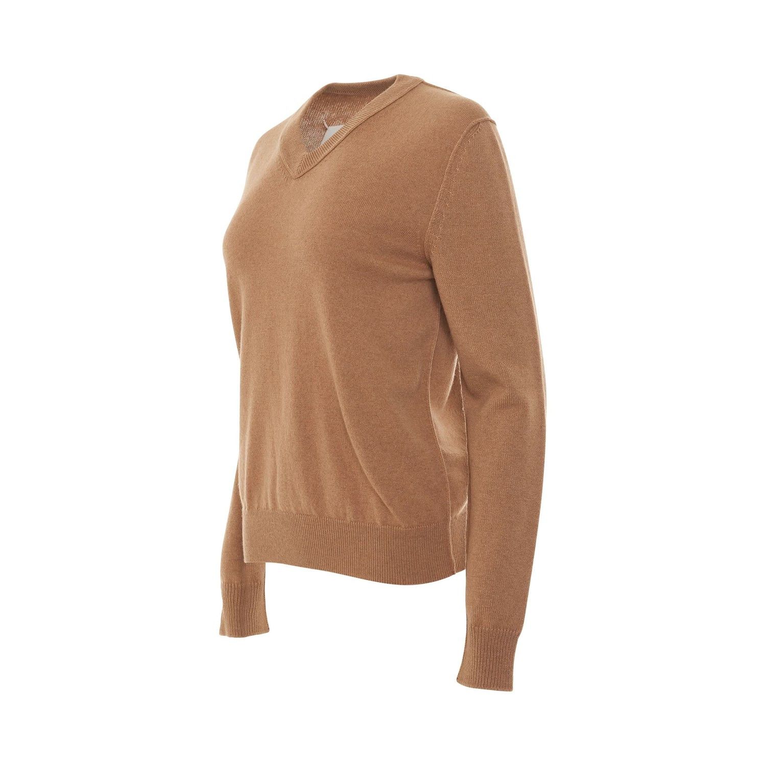 Maison Margiela o1y0625 Cashmere Blend Sweater in Camel Size L / US 10 / IT 46 - 2 Thumbnail
