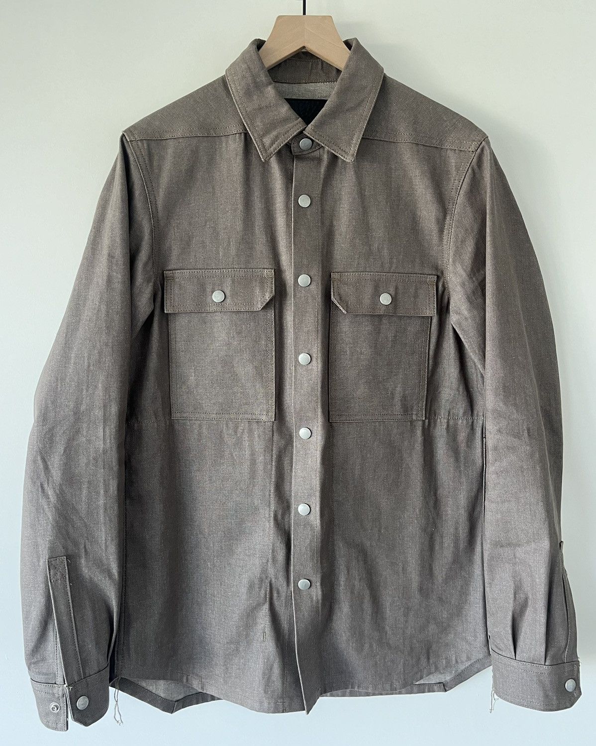 Rick Owens × Rick Owens Drkshdw Jumbo cut out outershirt | Grailed