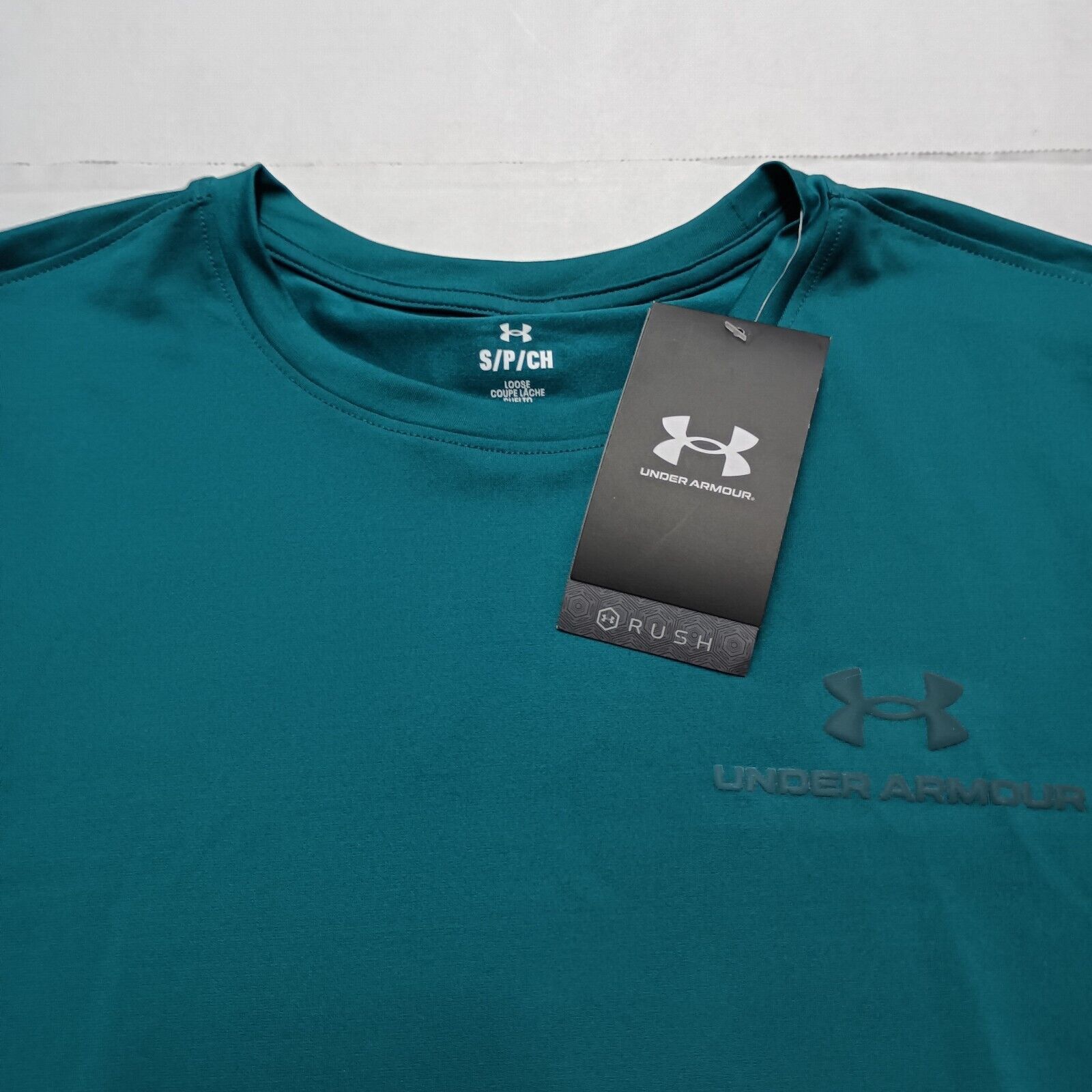 Under Armour Under Armour RUSH Vanish Energy Men's S Green L/S T-shirt Size US S / EU 44-46 / 1 - 3 Thumbnail