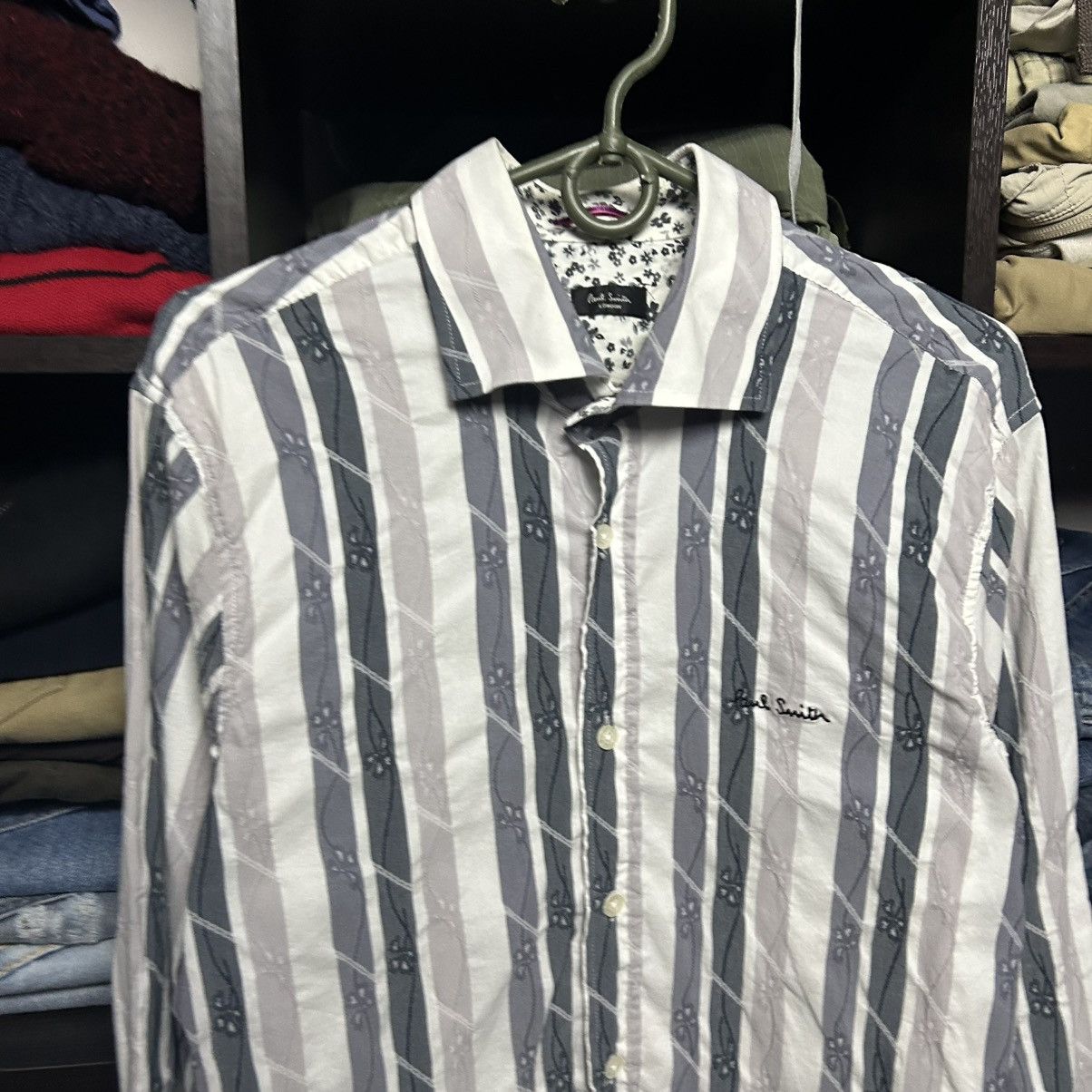 Paul Smith Designer Paul Smith Small logo Graphic button shirt size M Size US M / EU 48-50 / 2 - 2 Thumbnail