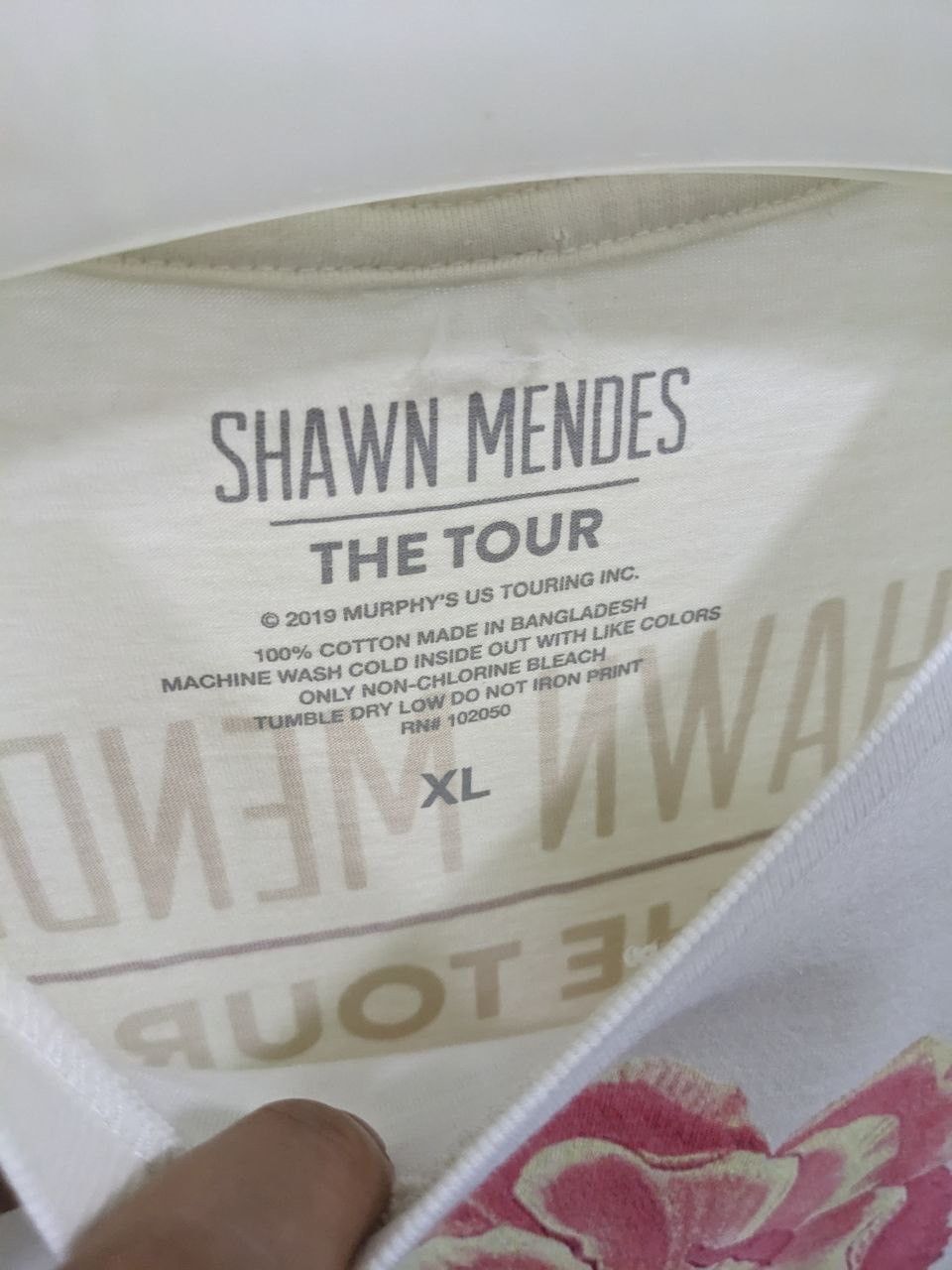 Band Tees SHAWN MENDES THE TOUR 2019 Size US S / EU 44-46 / 1 - 5 Thumbnail