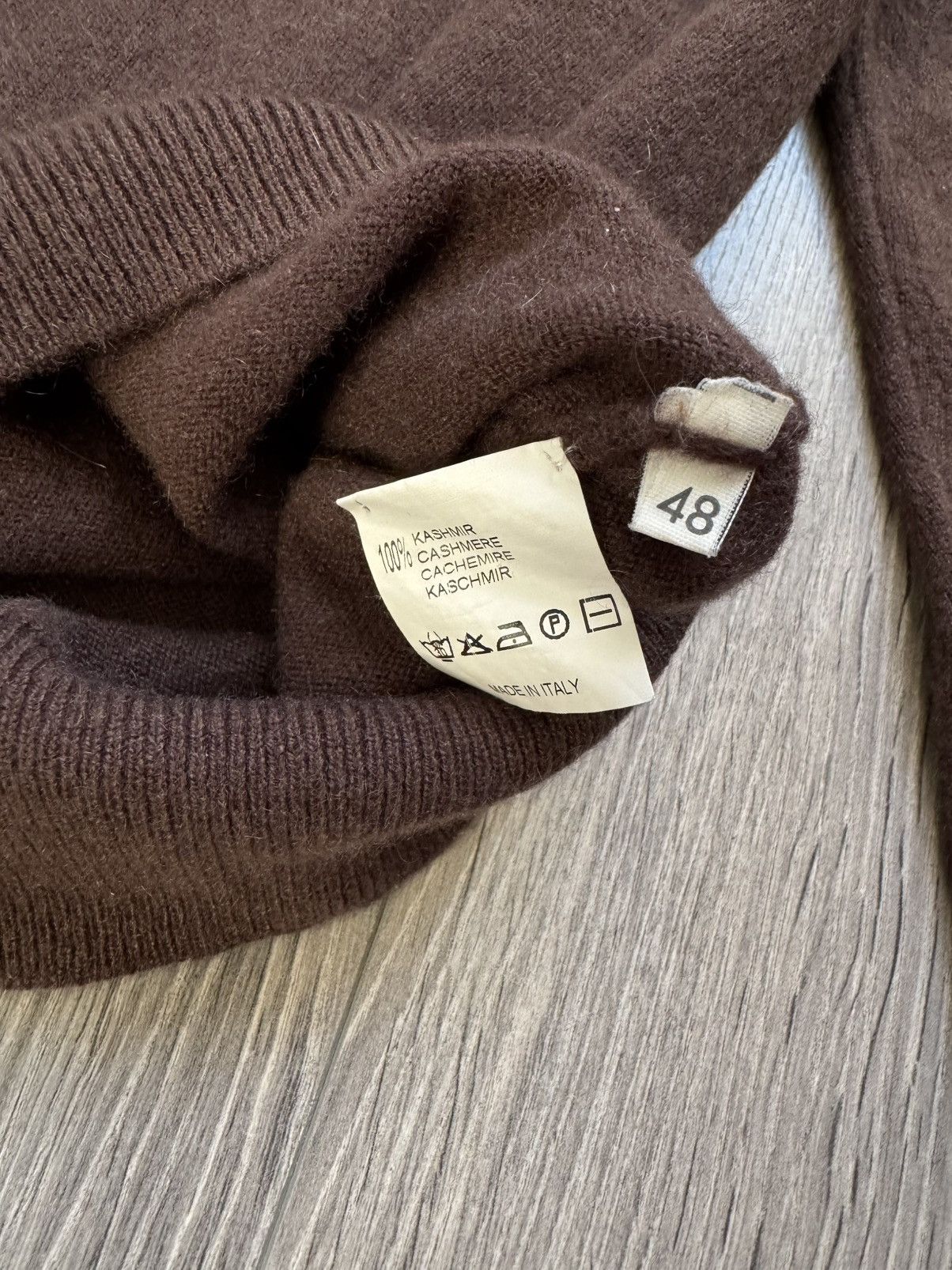 Other Fioroni Brown Cashmere Polo Sweater 48 RRP €775 Size US M / EU 48-50 / 2 - 5 Thumbnail